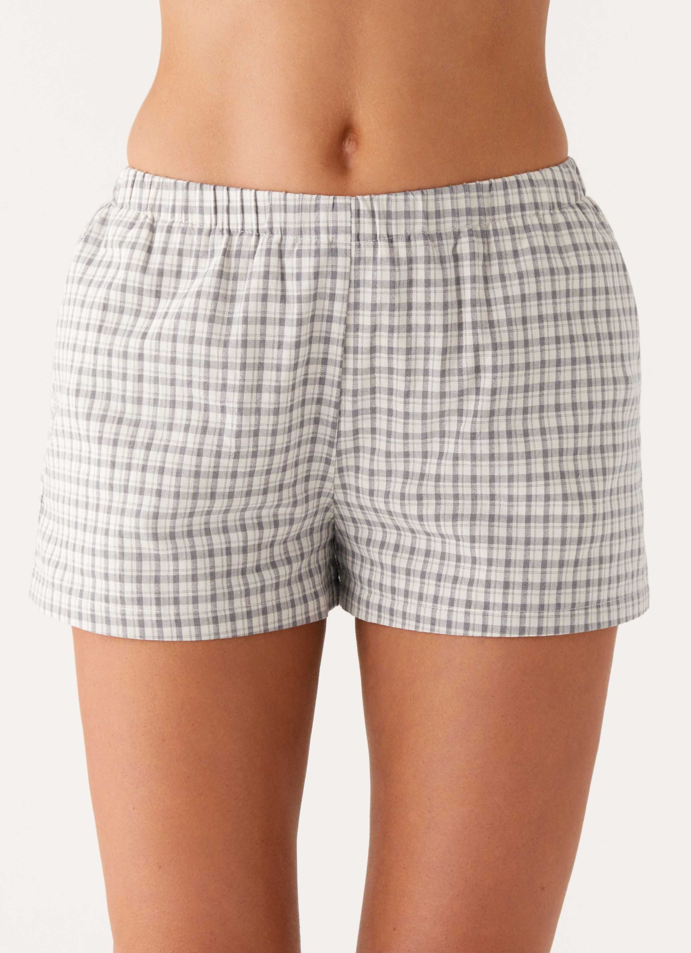 Adalina Shorts - Grey Check - Image 2