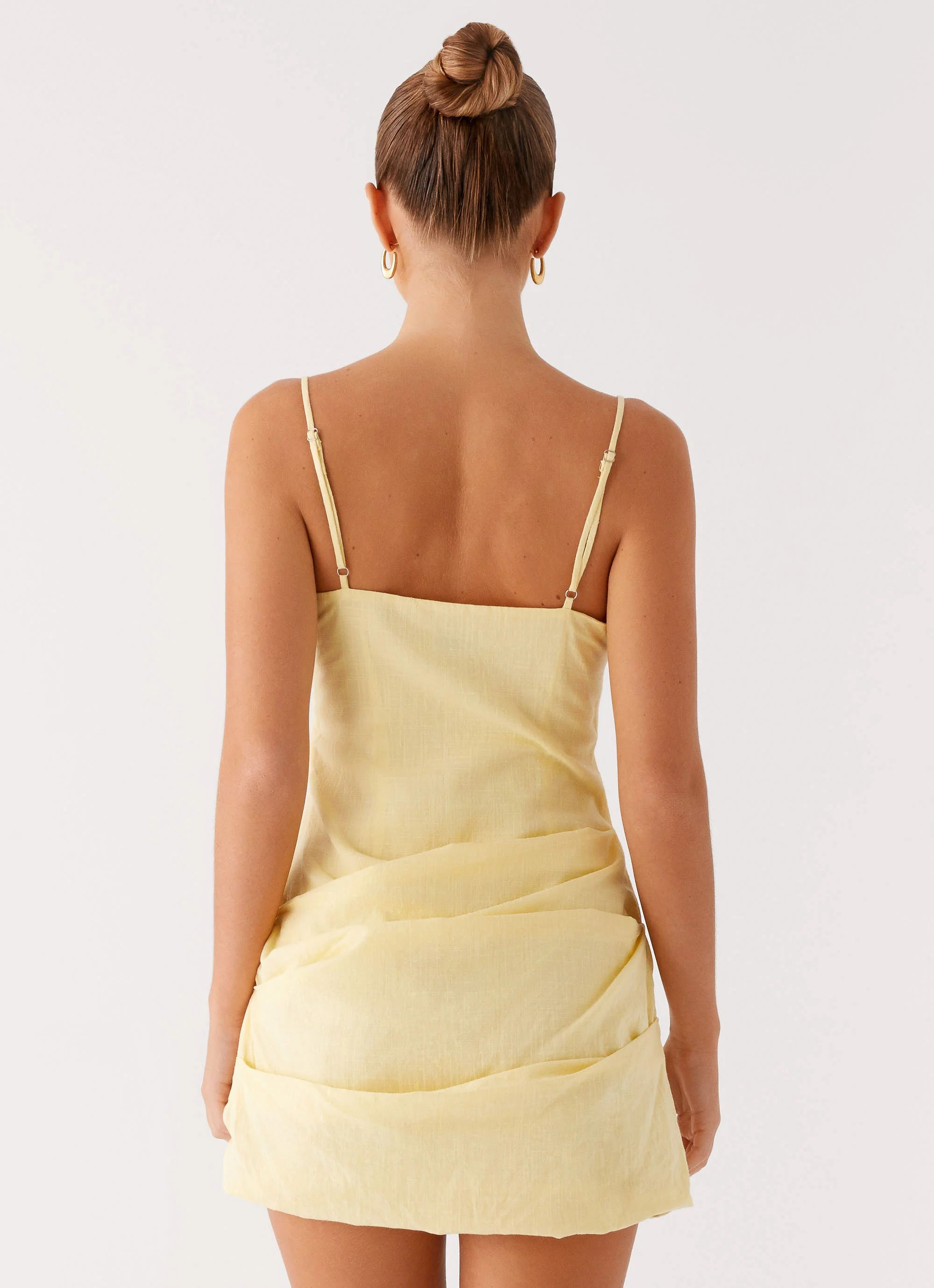 Adella Mini Dress - Yellow - Image 3