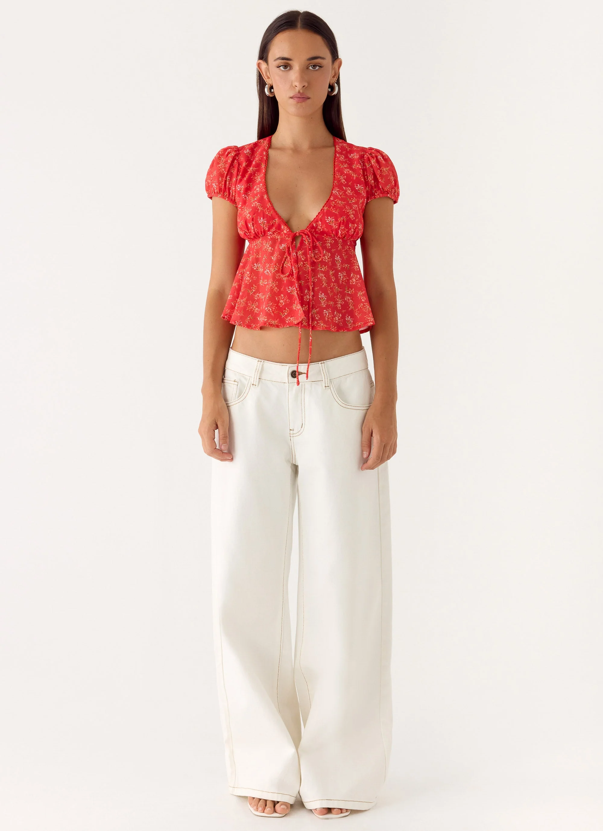 Ailani Top - Magenta Red Rose - Image 3