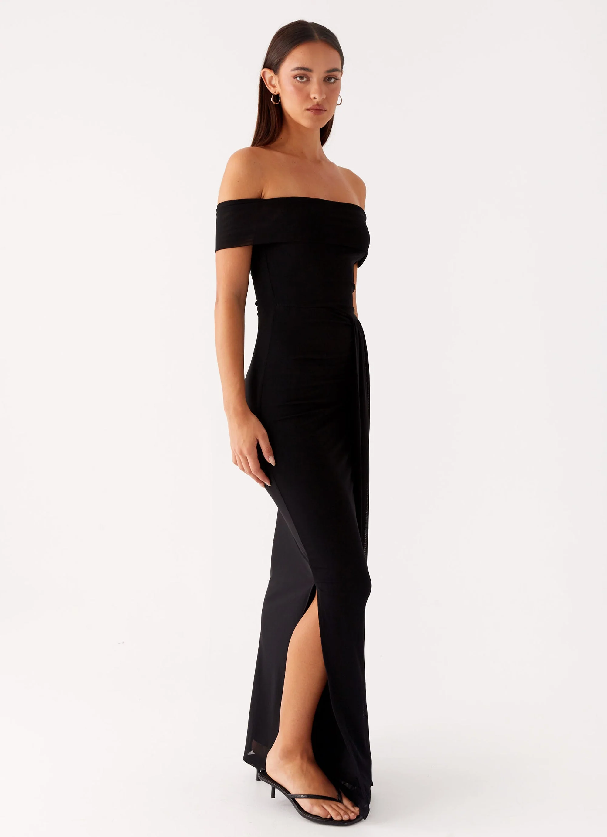 Aileen Maxi Dress - Black - Image 5