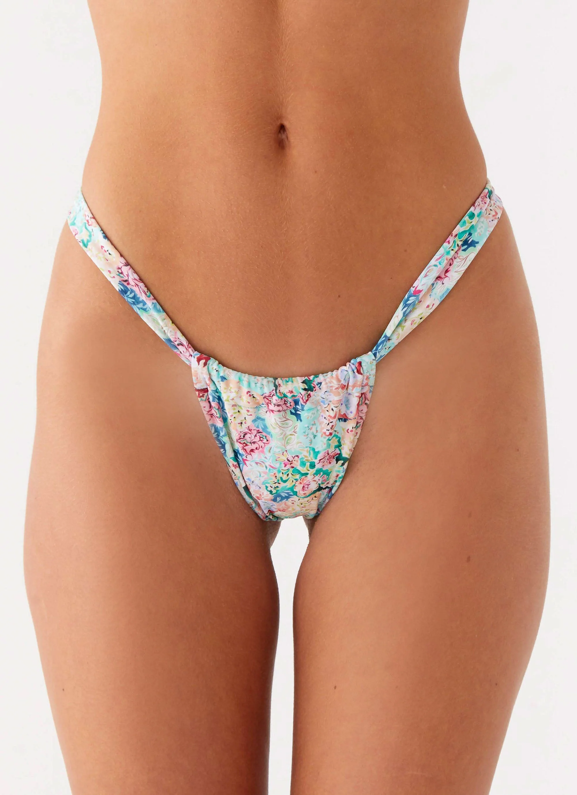 Airlie Scrunch Bikini Bottoms - Santorini Floral - Image 2