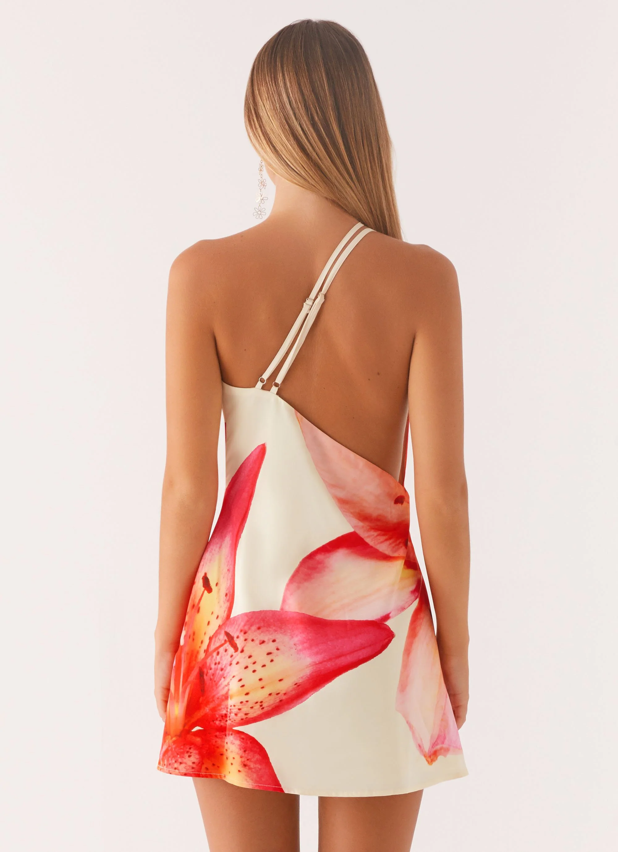 Aiva Mini Dress - Yellow Floral - Image 5