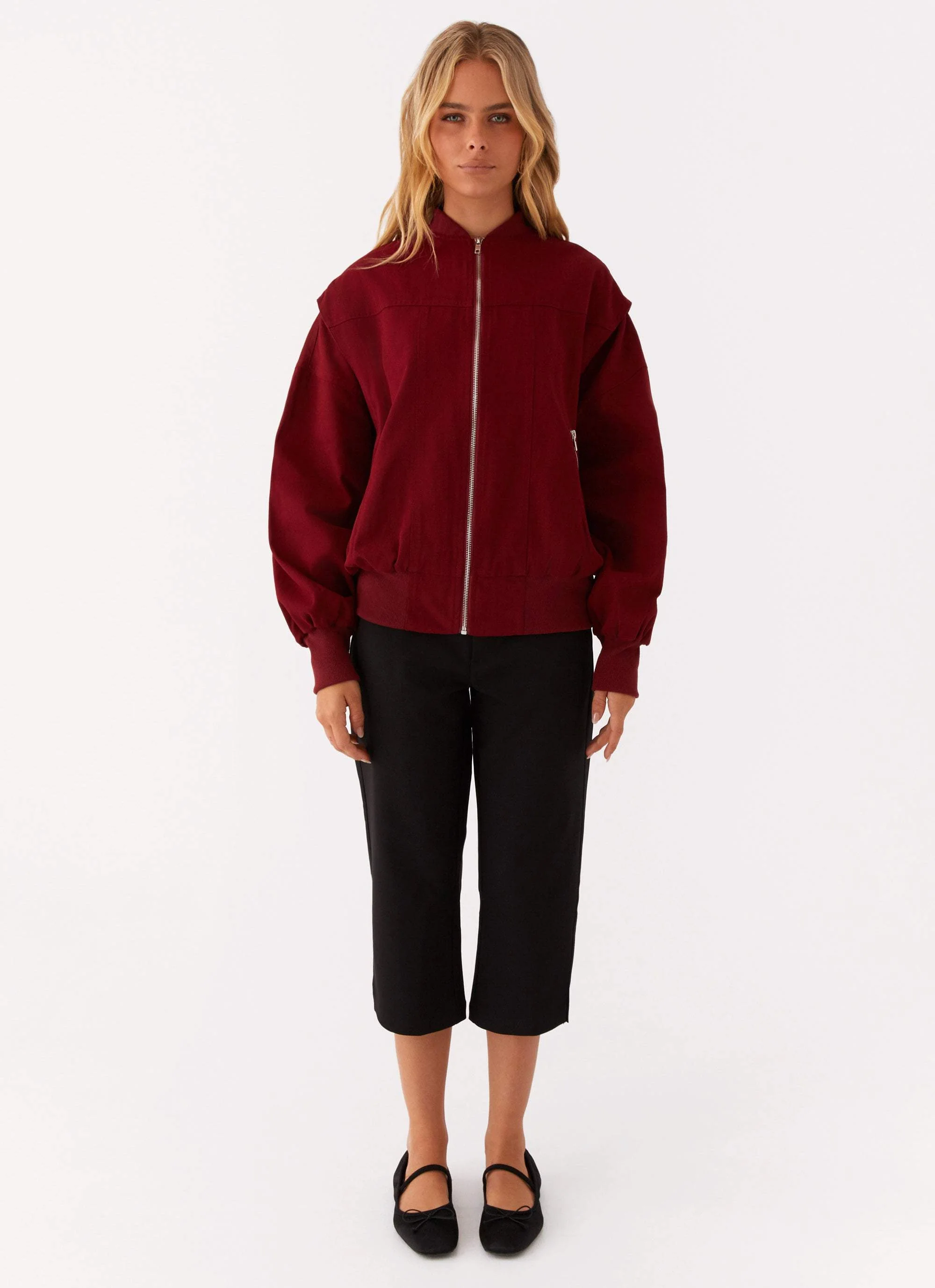 Alabama Bomber Jacket - Red - Image 2