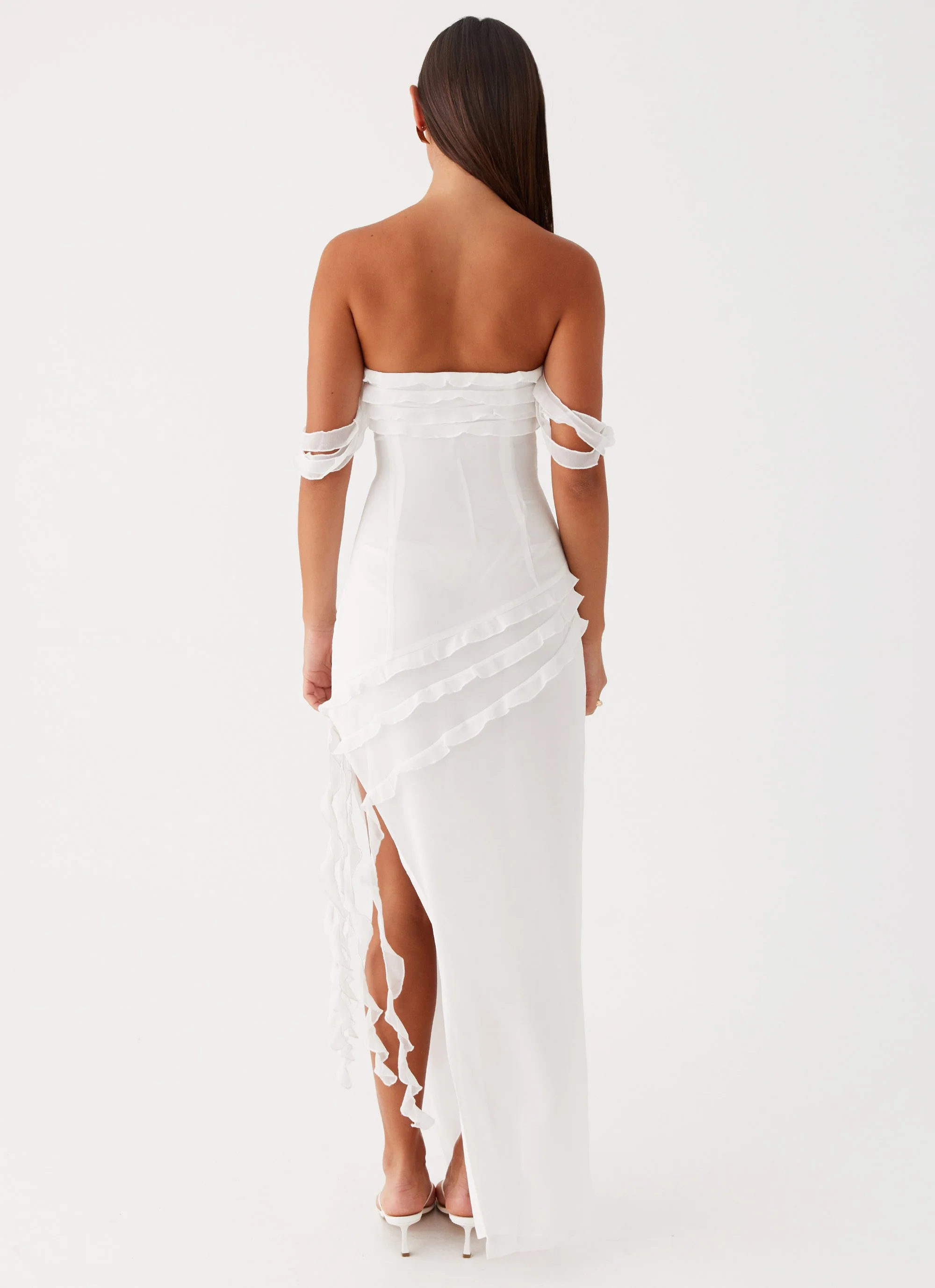 Alaska Maxi Dress - White - Image 4
