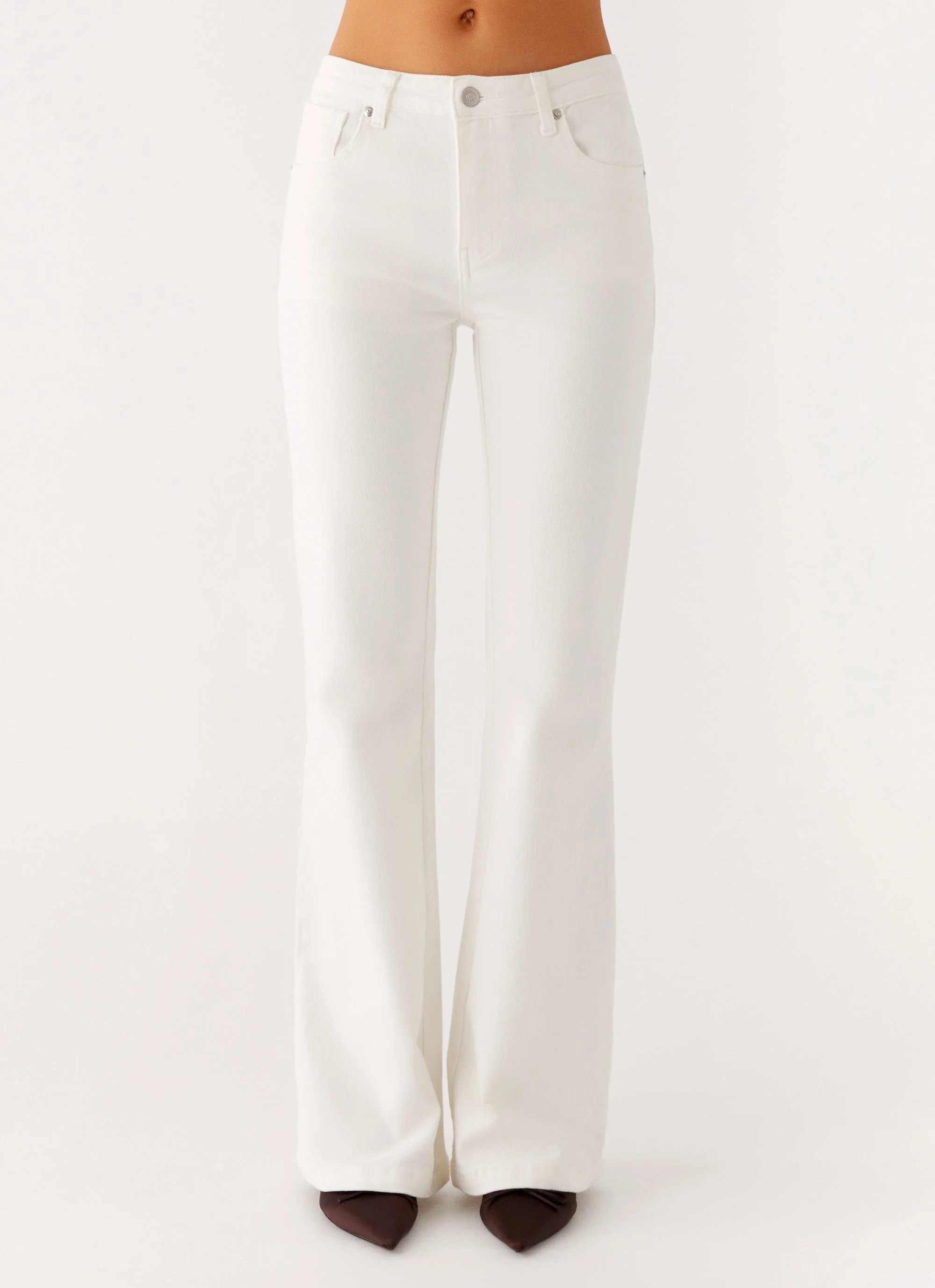 Aldo Bootleg Jeans - White - Image 6