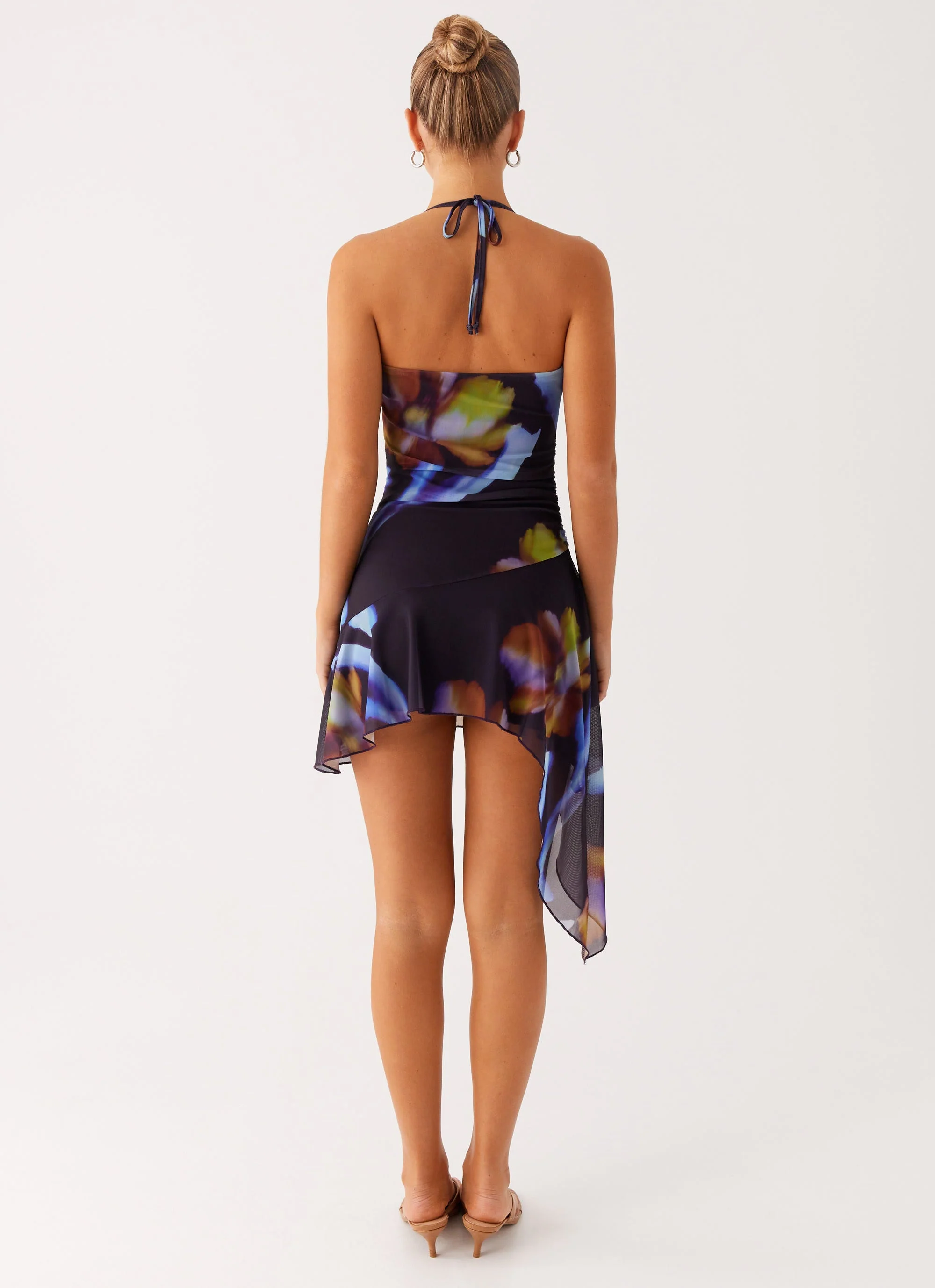 Algarve Mini Dress - Dark Floral - Image 5
