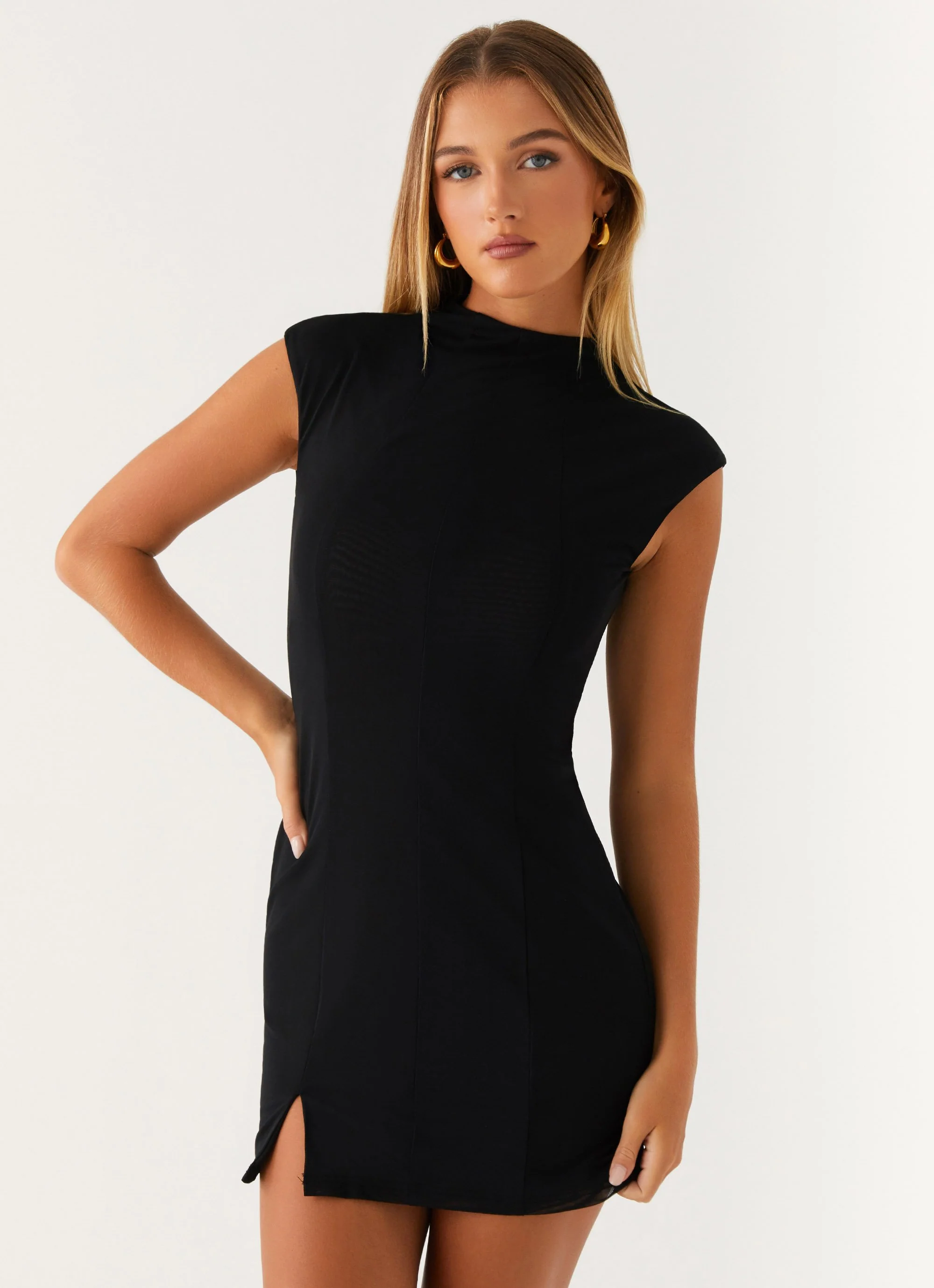 Alias Mini Dress - Black - Image 5