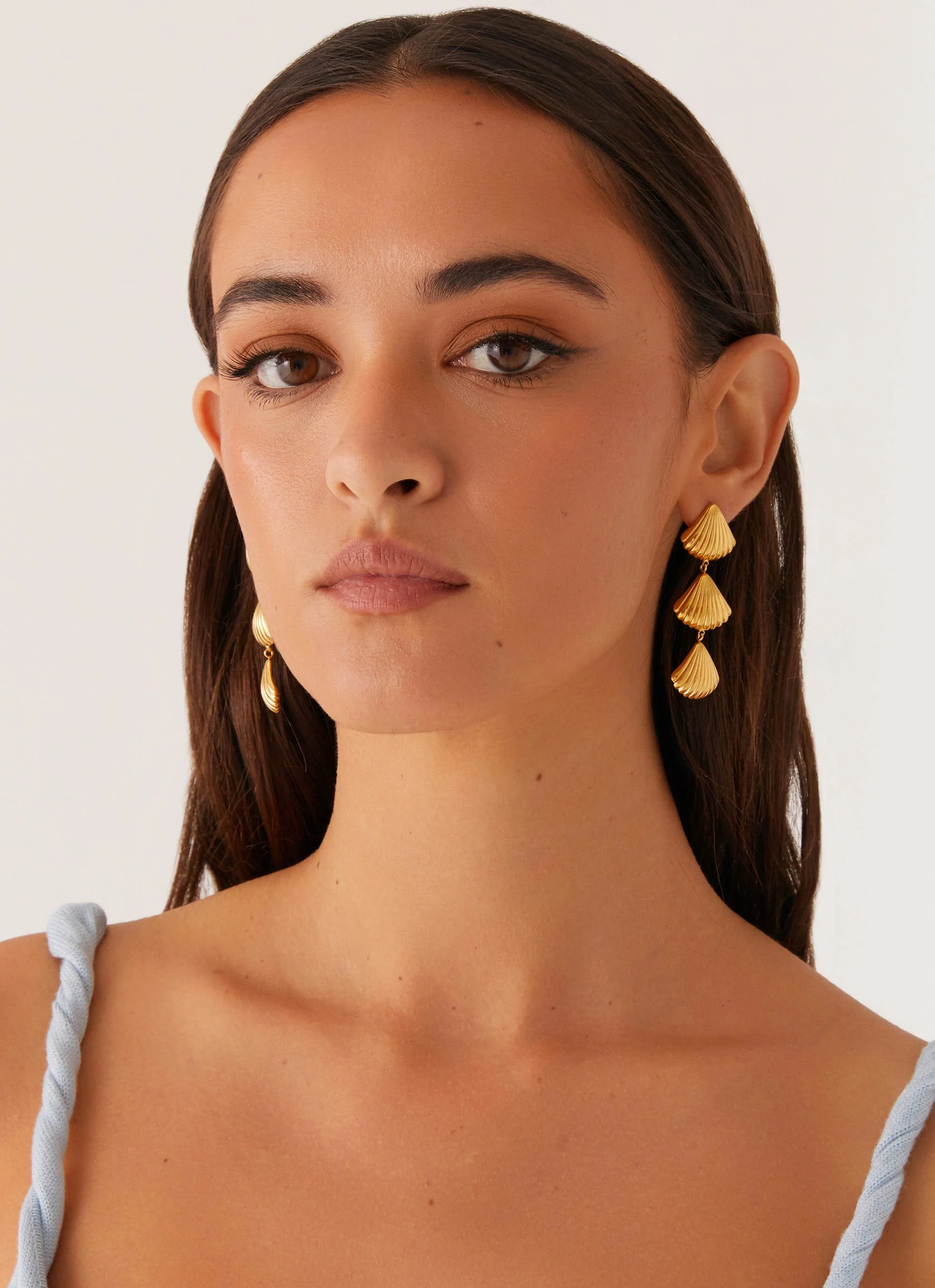 Alila Earrings - Gold - Image 2