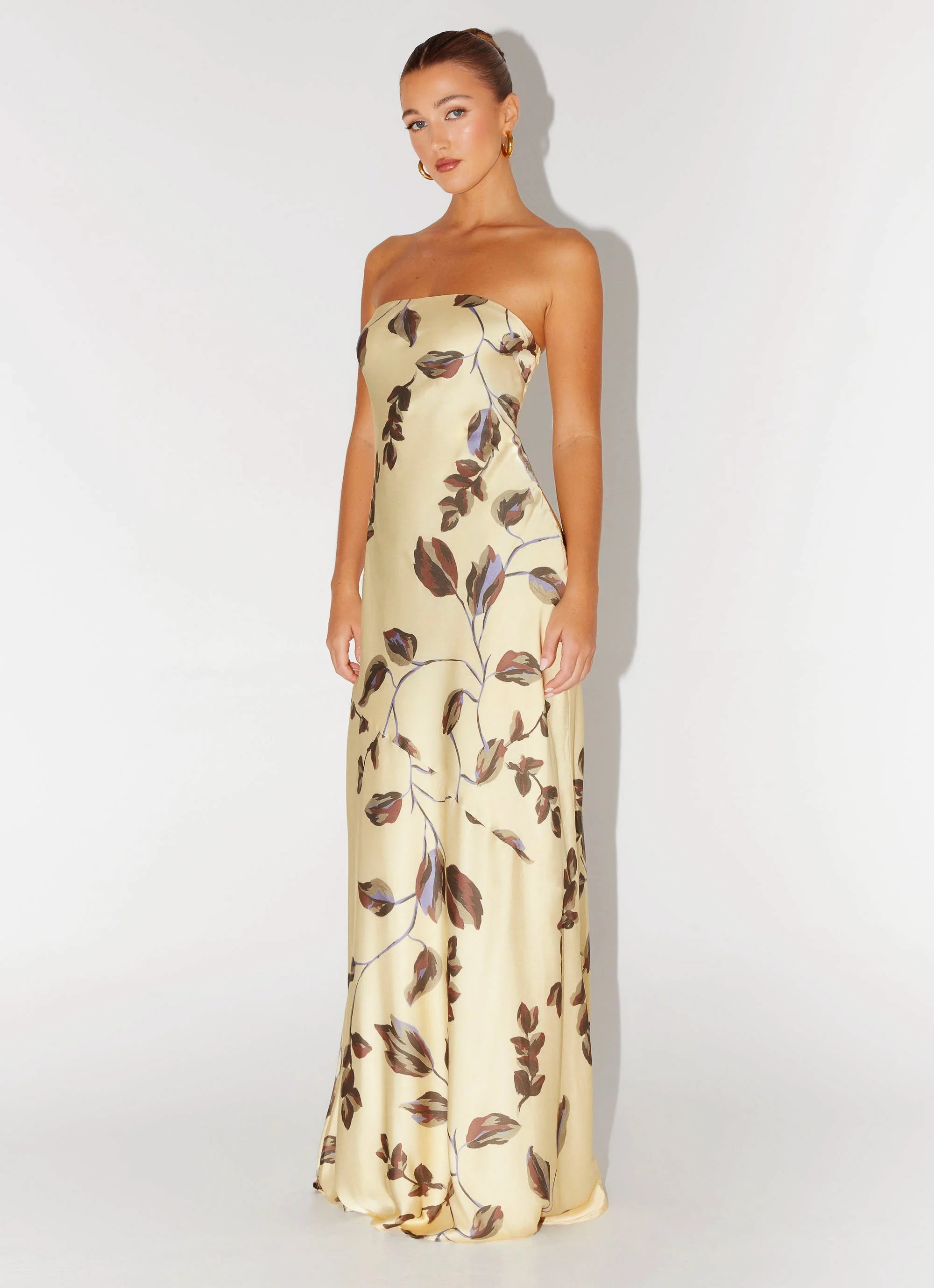 Alisa Strapless Maxi Dress - Buttercream Bliss - Image 5