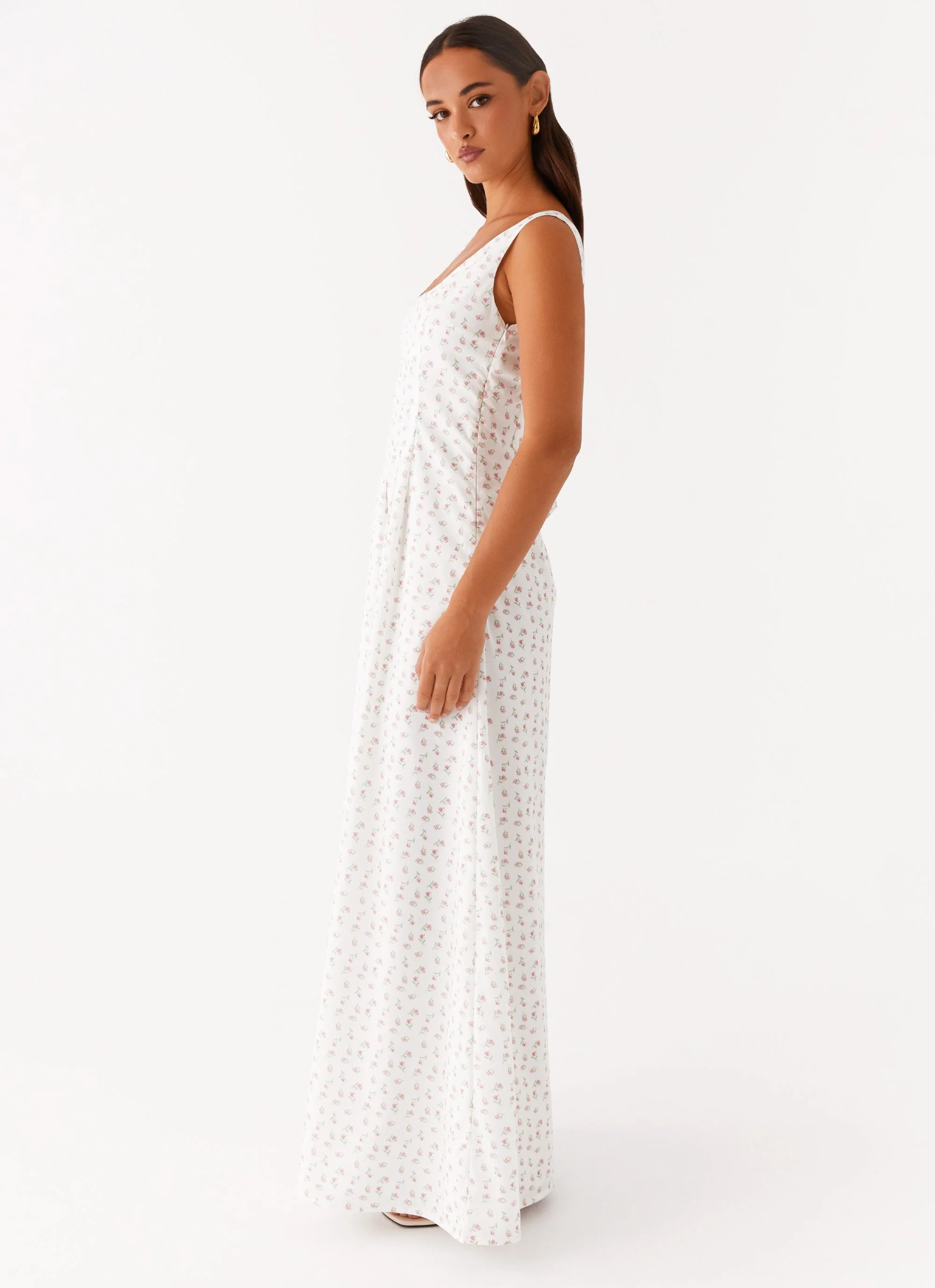 All My Love Maxi Dress - White Floral - Image 3