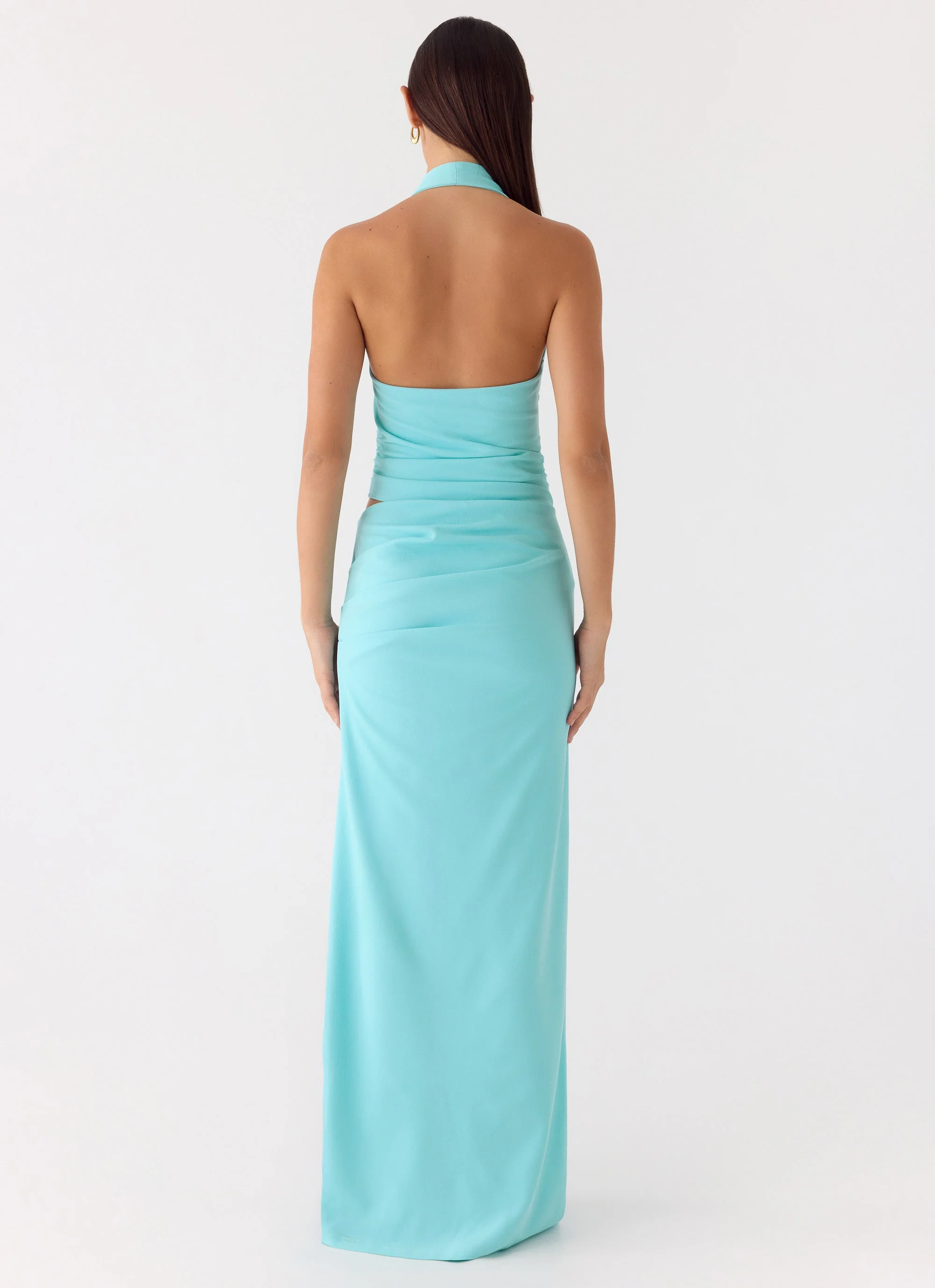 Almost Love Maxi Dress - Aqua - Image 3