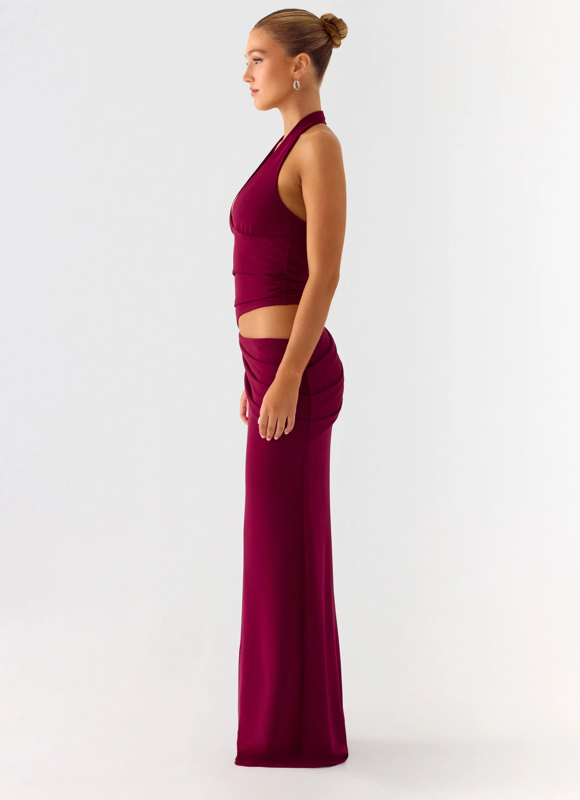 Almost Love Maxi Dress - Plum - Image 2