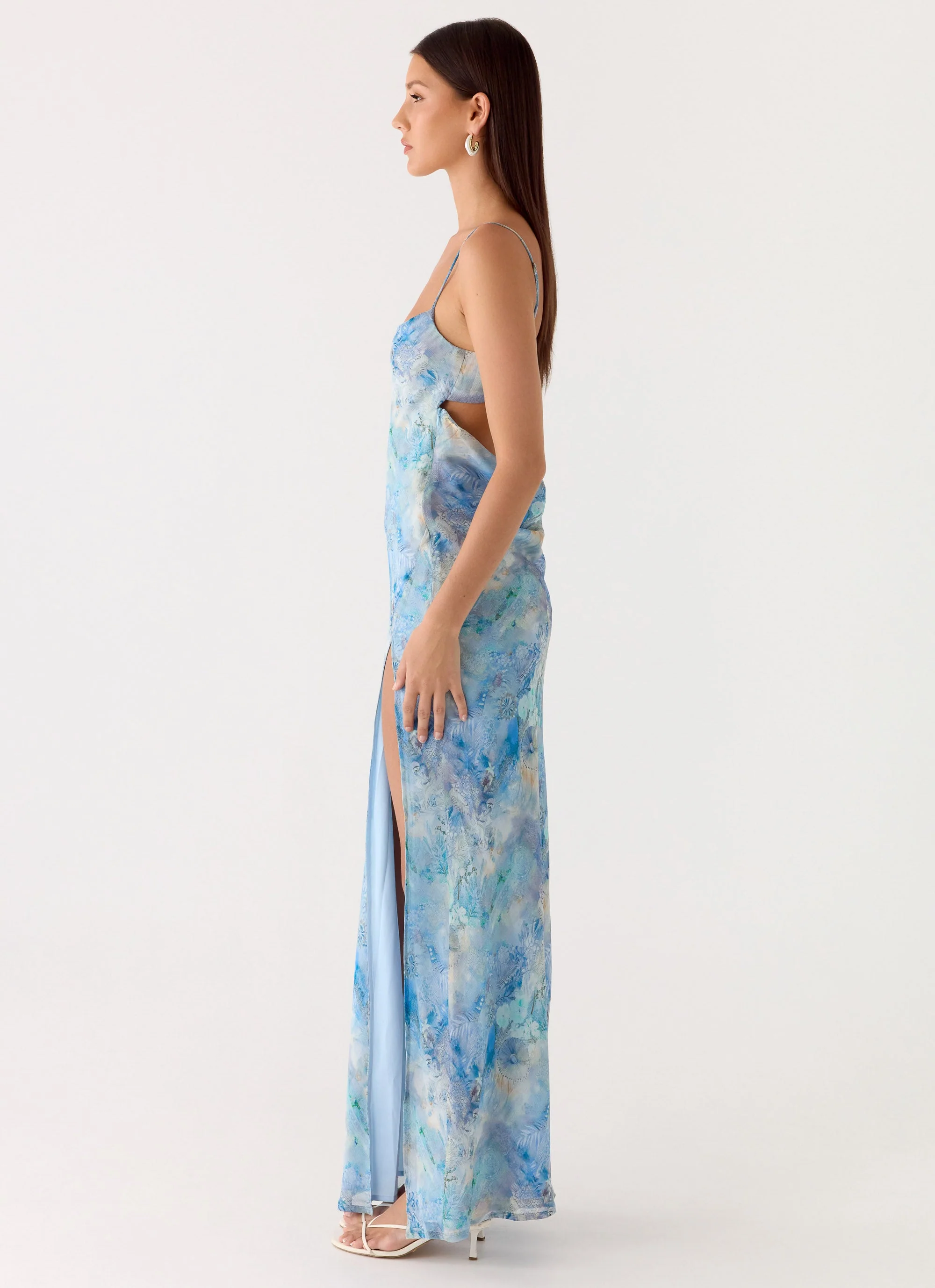 Alouette Maxi Dress - Aqua Paisley - Image 3