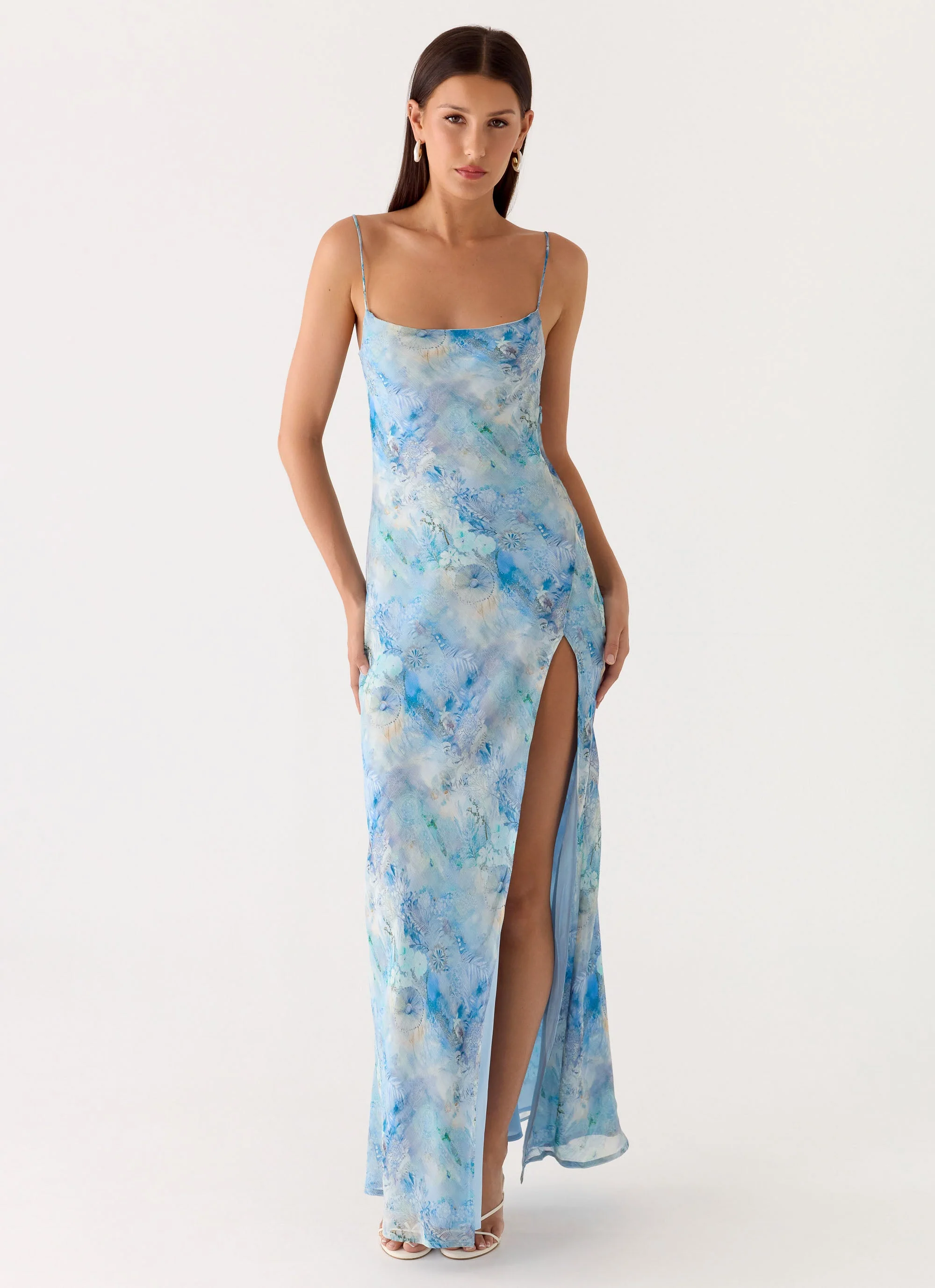 Alouette Maxi Dress - Aqua Paisley - Image 5