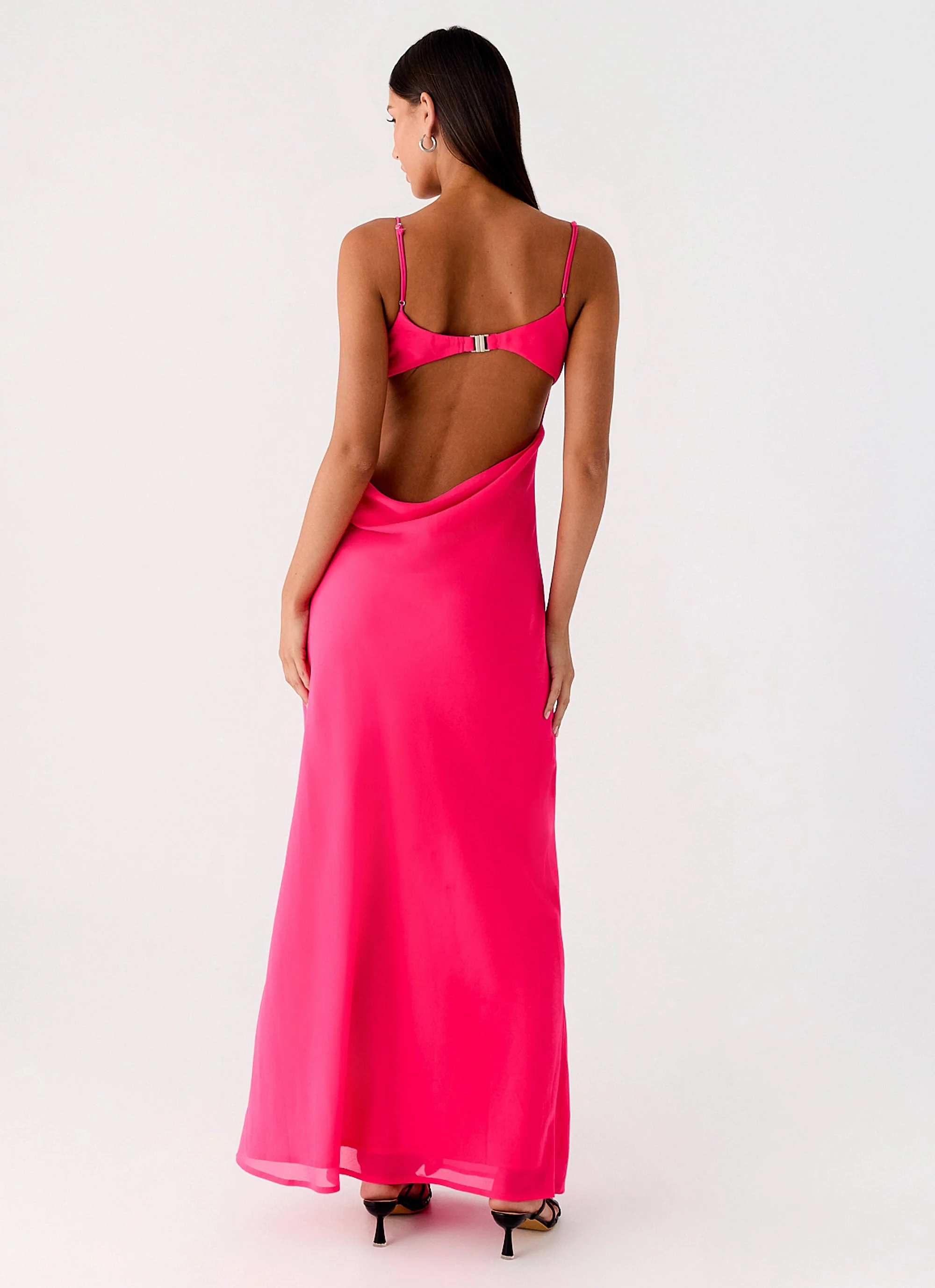Alouette Maxi Dress - Fuchsia - Image 3
