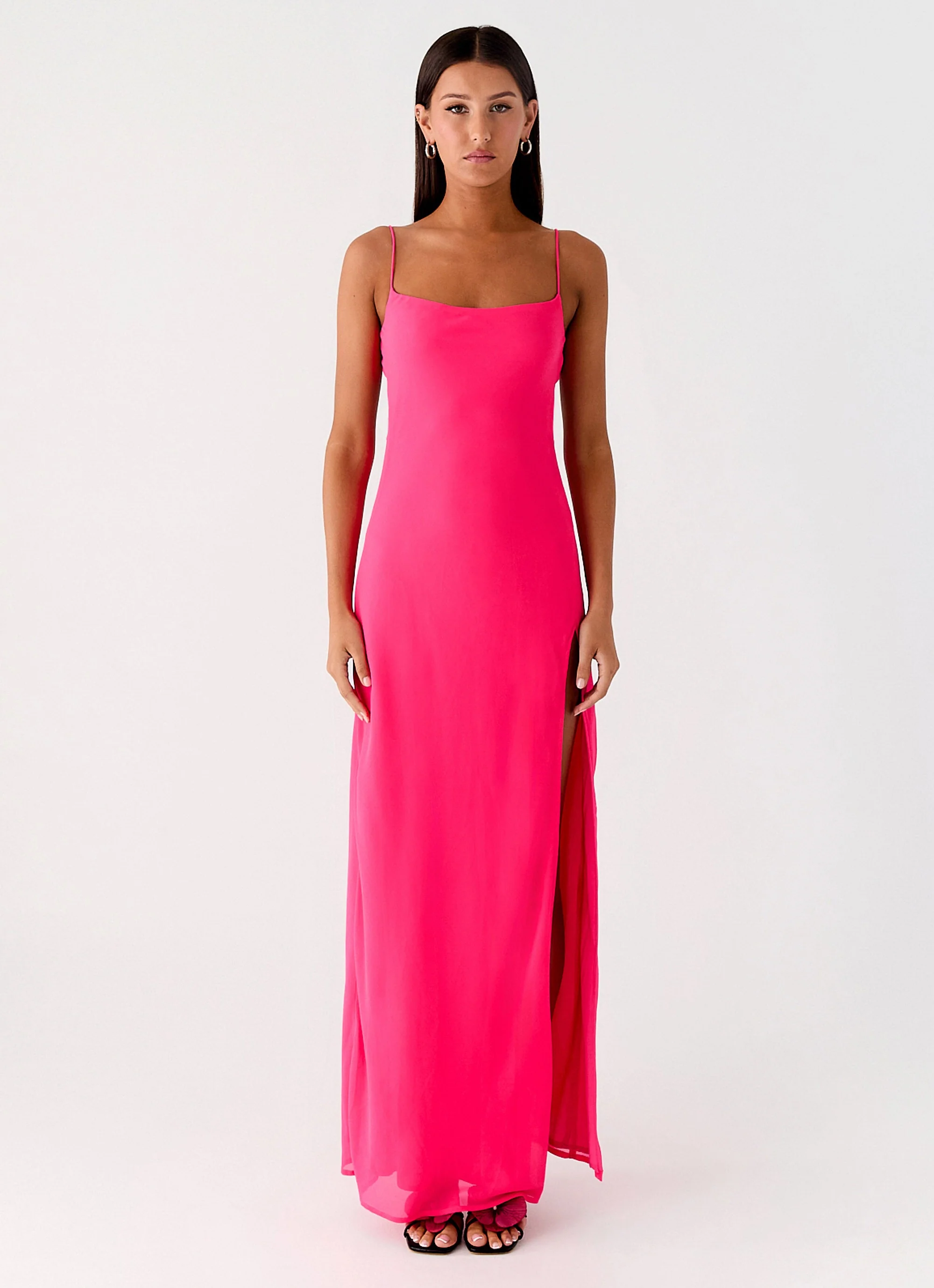 Alouette Maxi Dress - Fuchsia - Image 4
