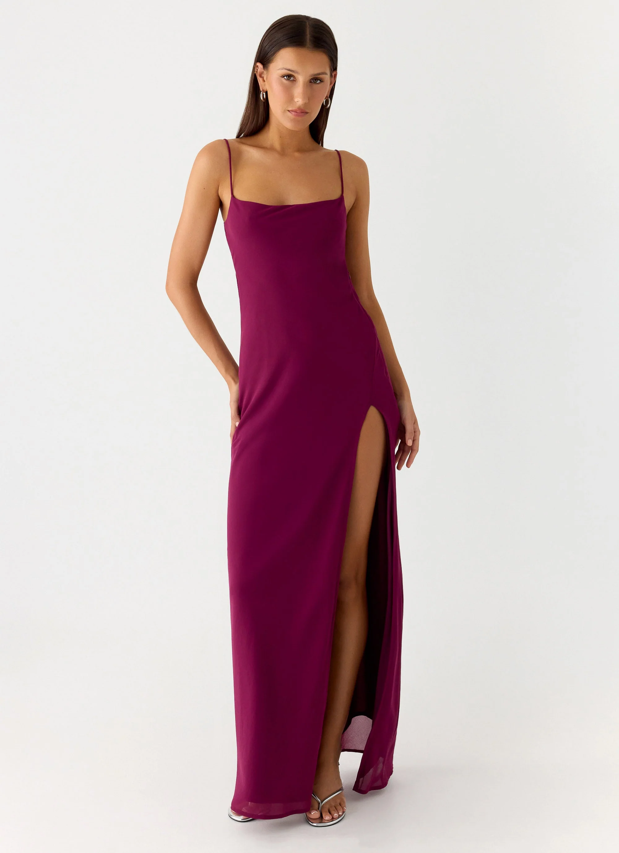 Alouette Maxi Dress - Plum - Image 3