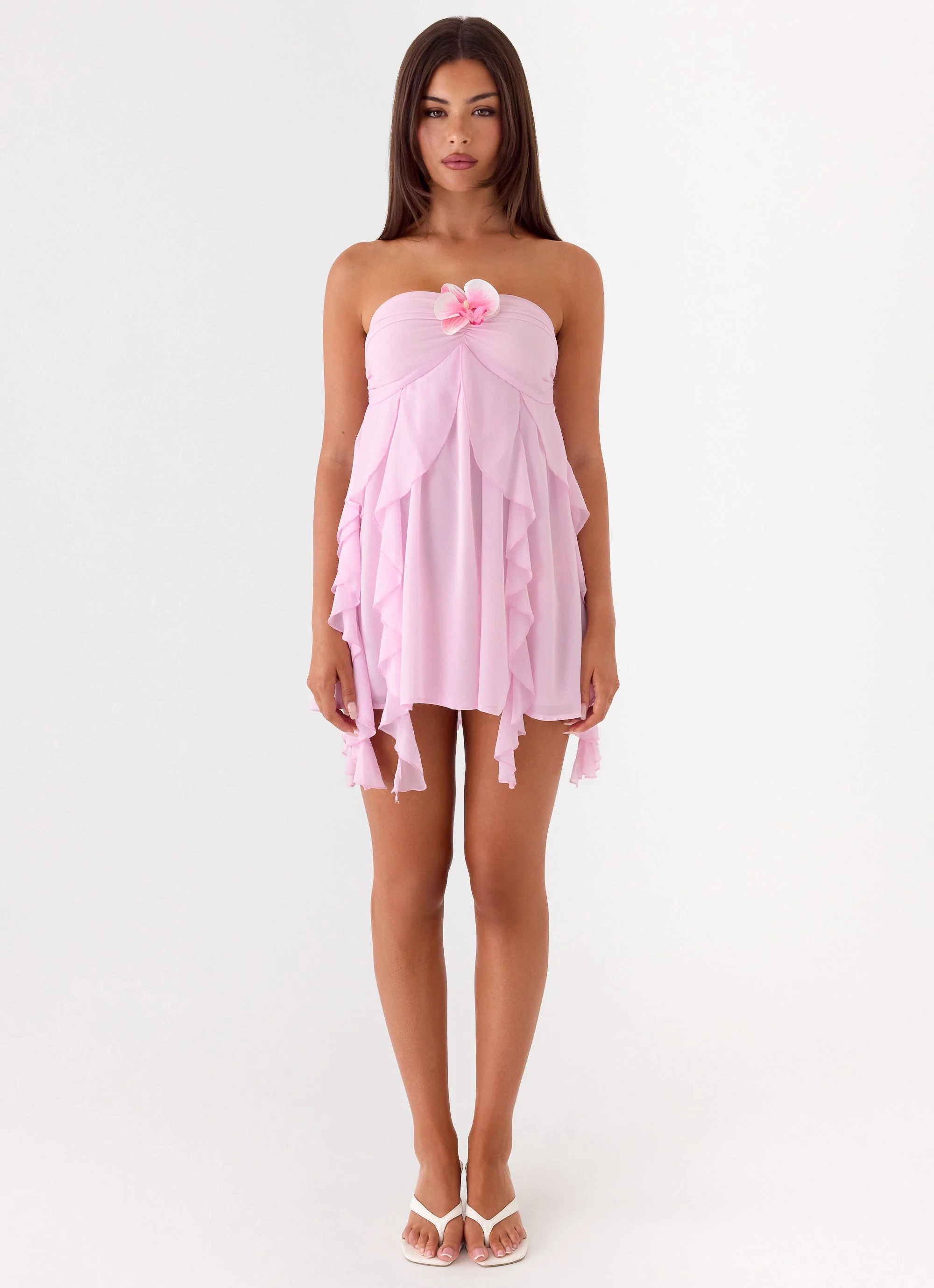 Amadine Mini Dress - Pink - Image 4