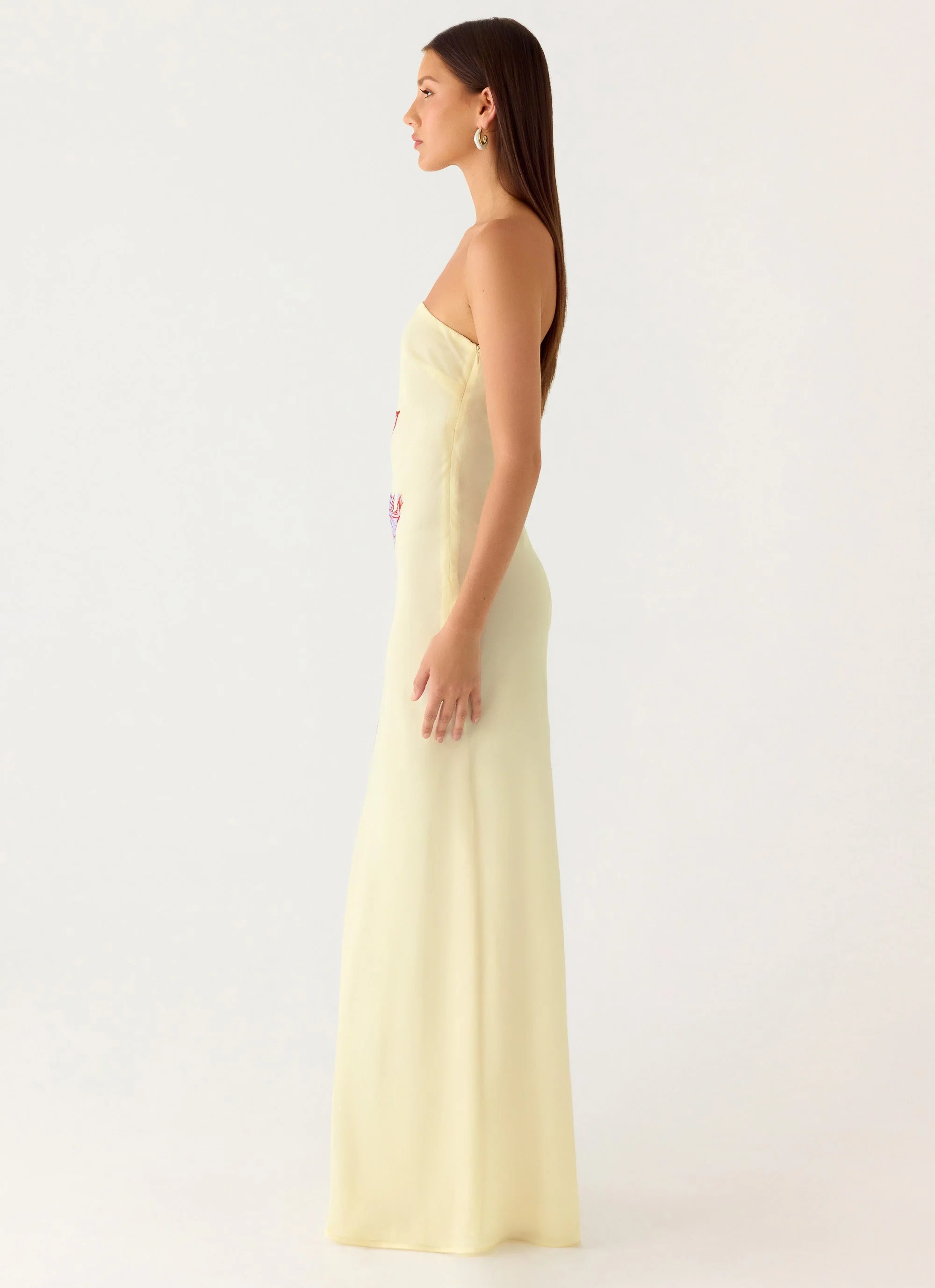 Amelle Maxi Dress - Purple Floral - Image 4