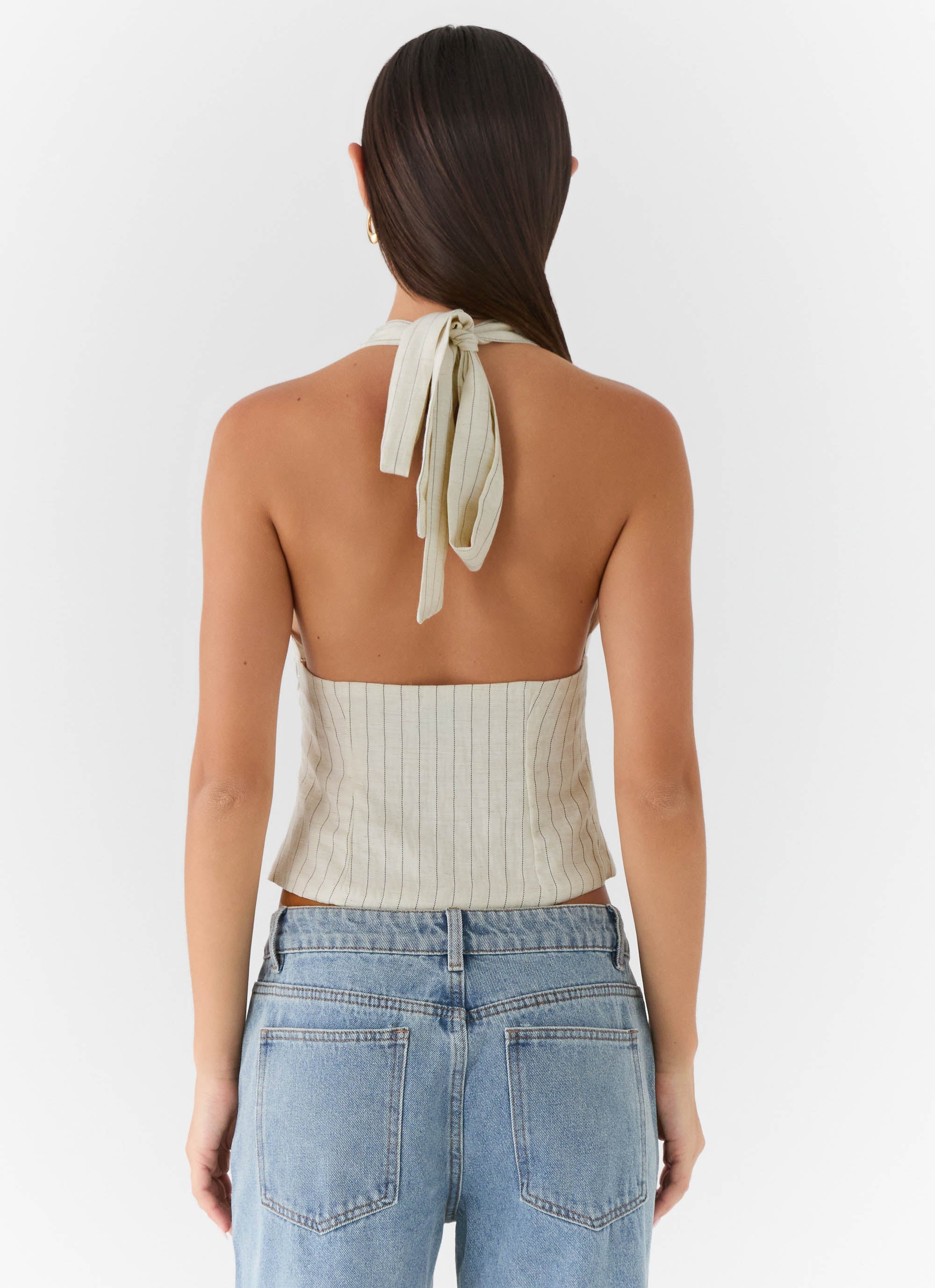 Amiera Halter Top - Desert Stripe - Image 3