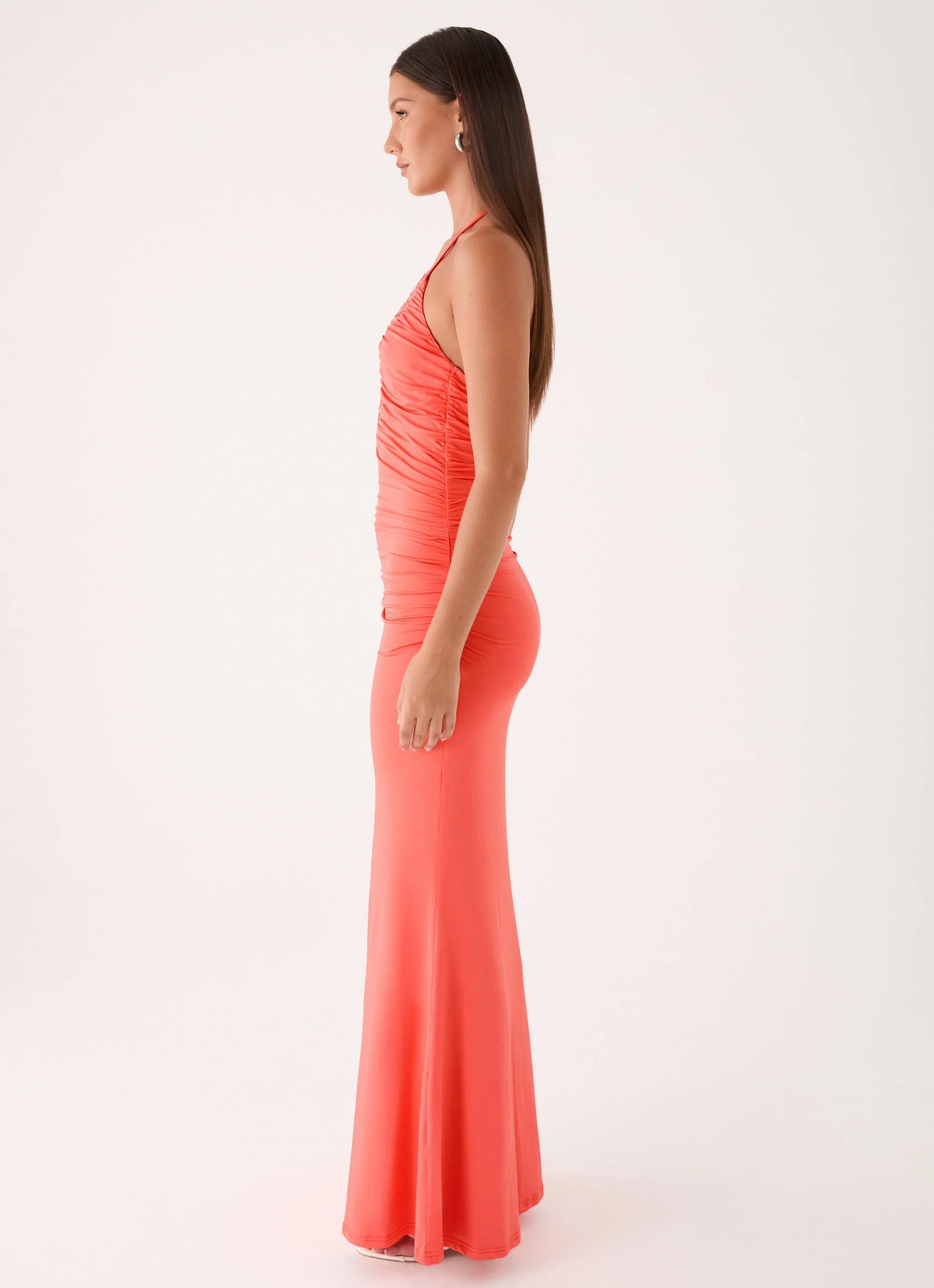 Aminata Maxi Dress - Burnt Coral - Image 2