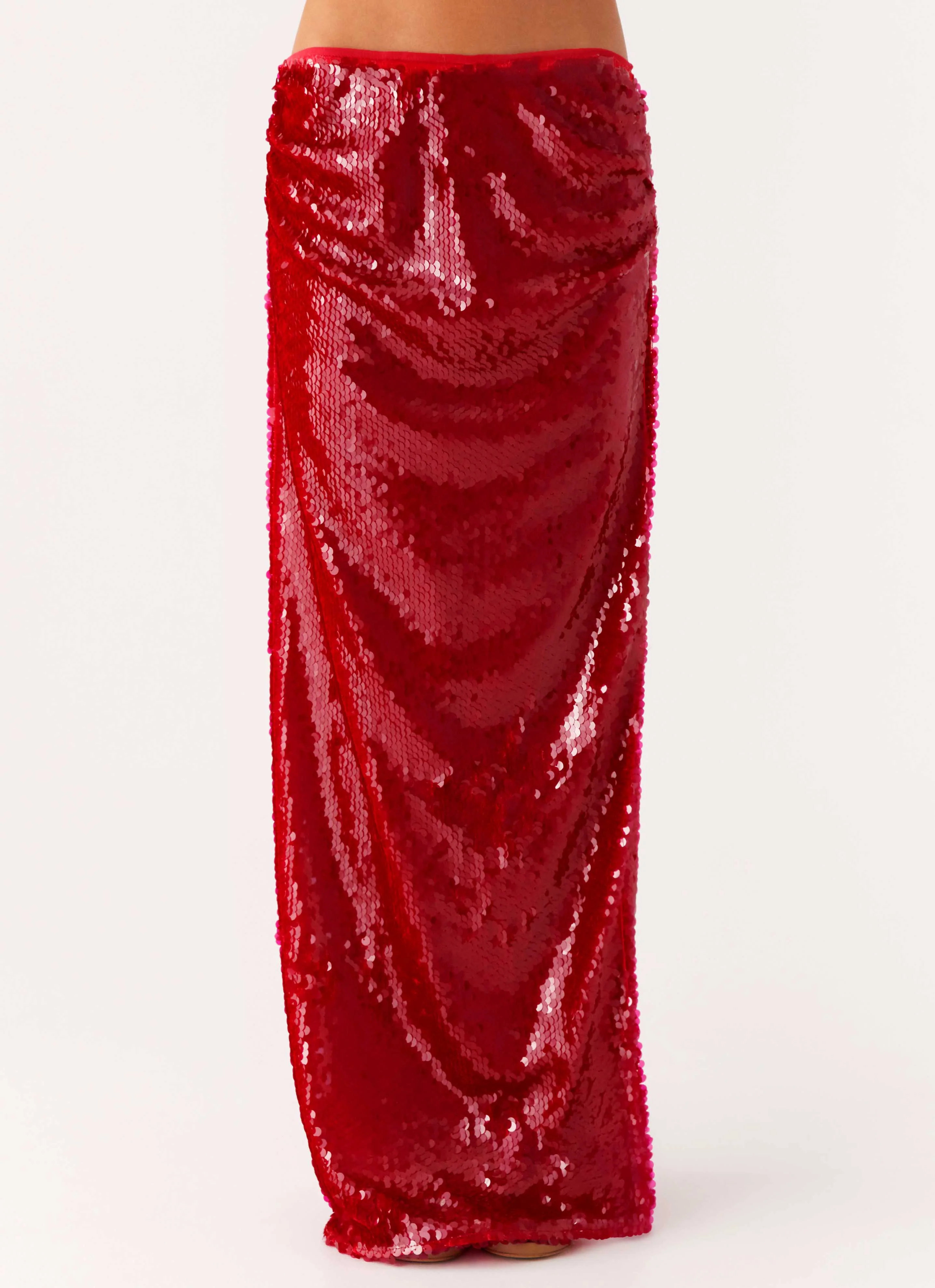 Amosa Maxi Skirt - Fuchsia - Image 3