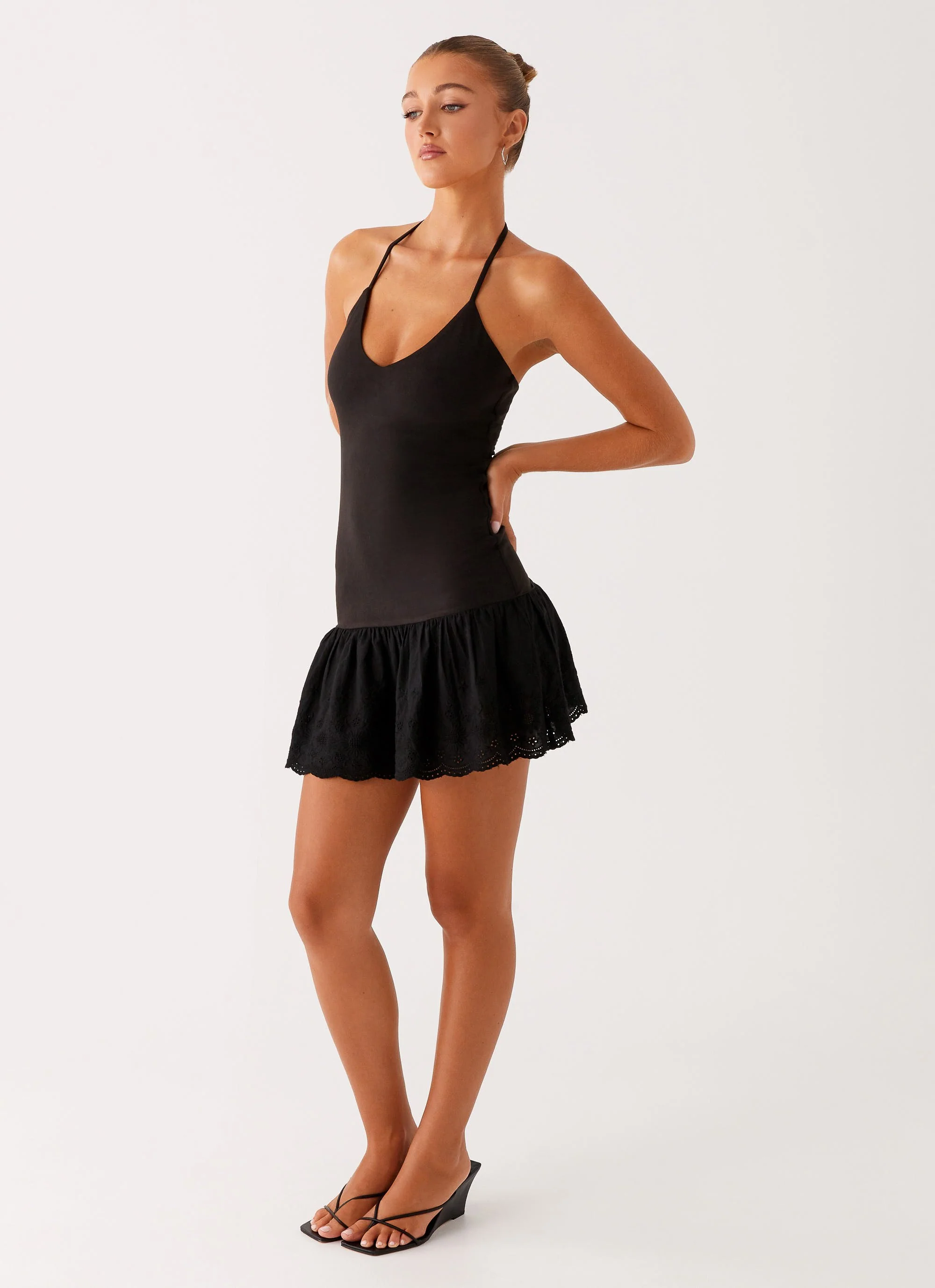 Amsterdam Mini Dress - Black - Image 3