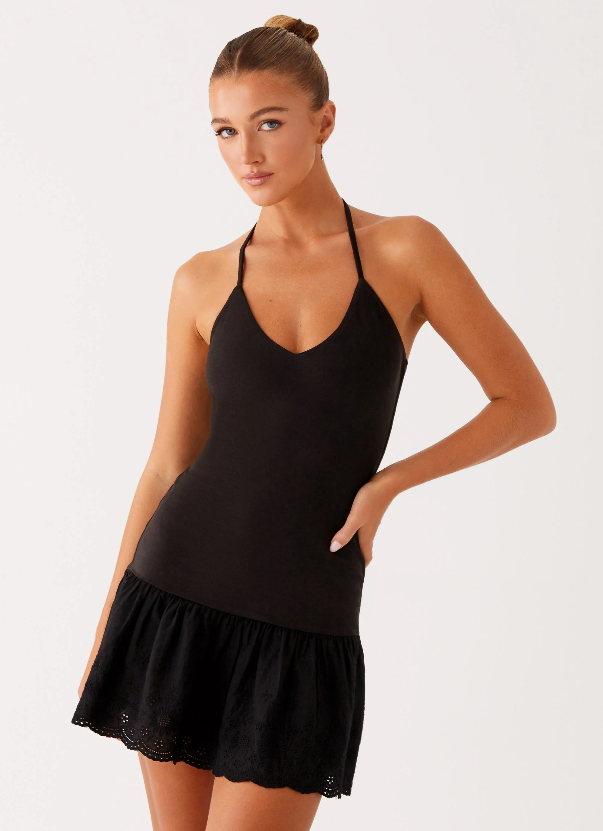 Amsterdam Mini Dress - Black - Image 6