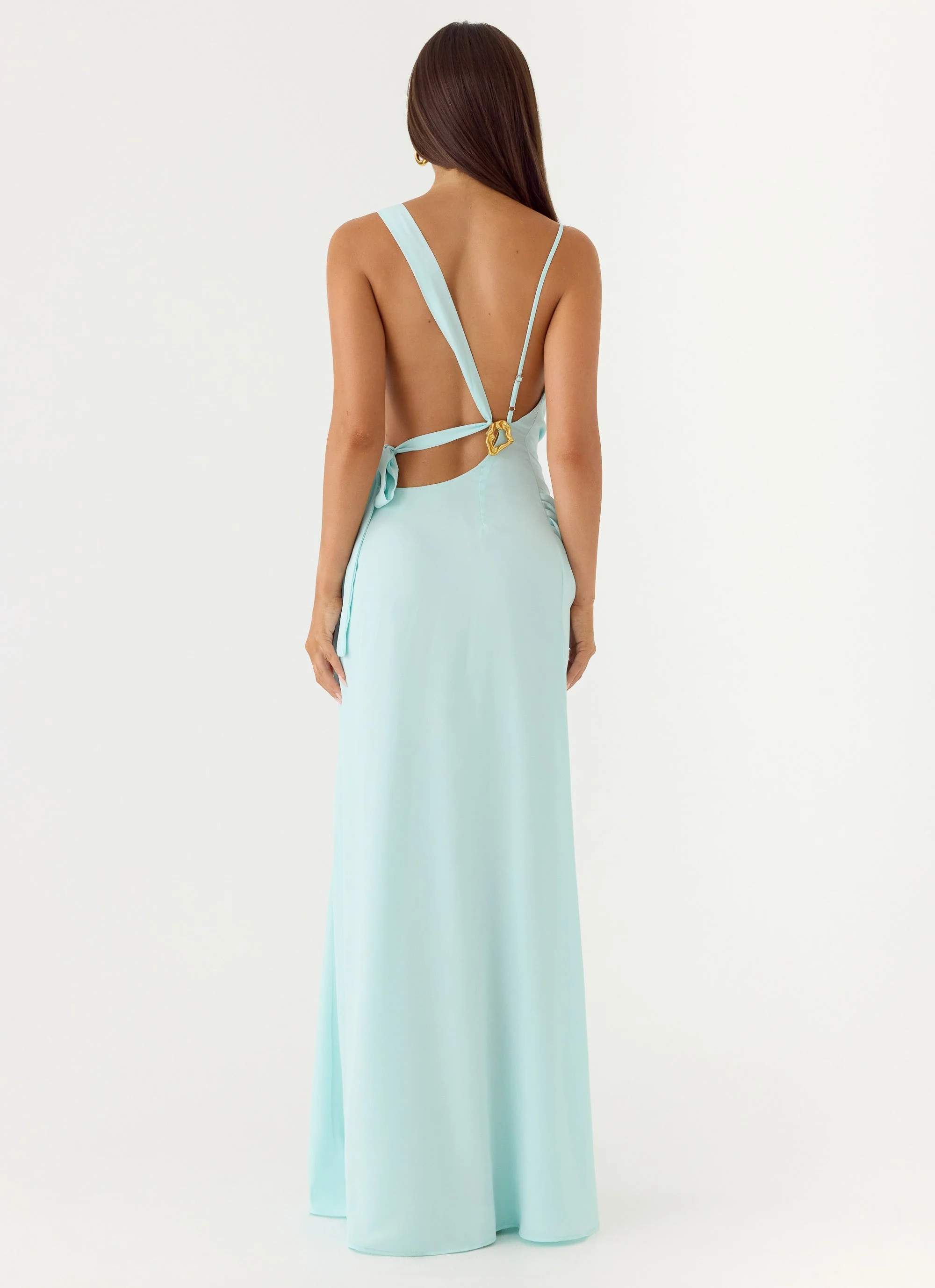 Analia Maxi Dress - Aqua - Image 9