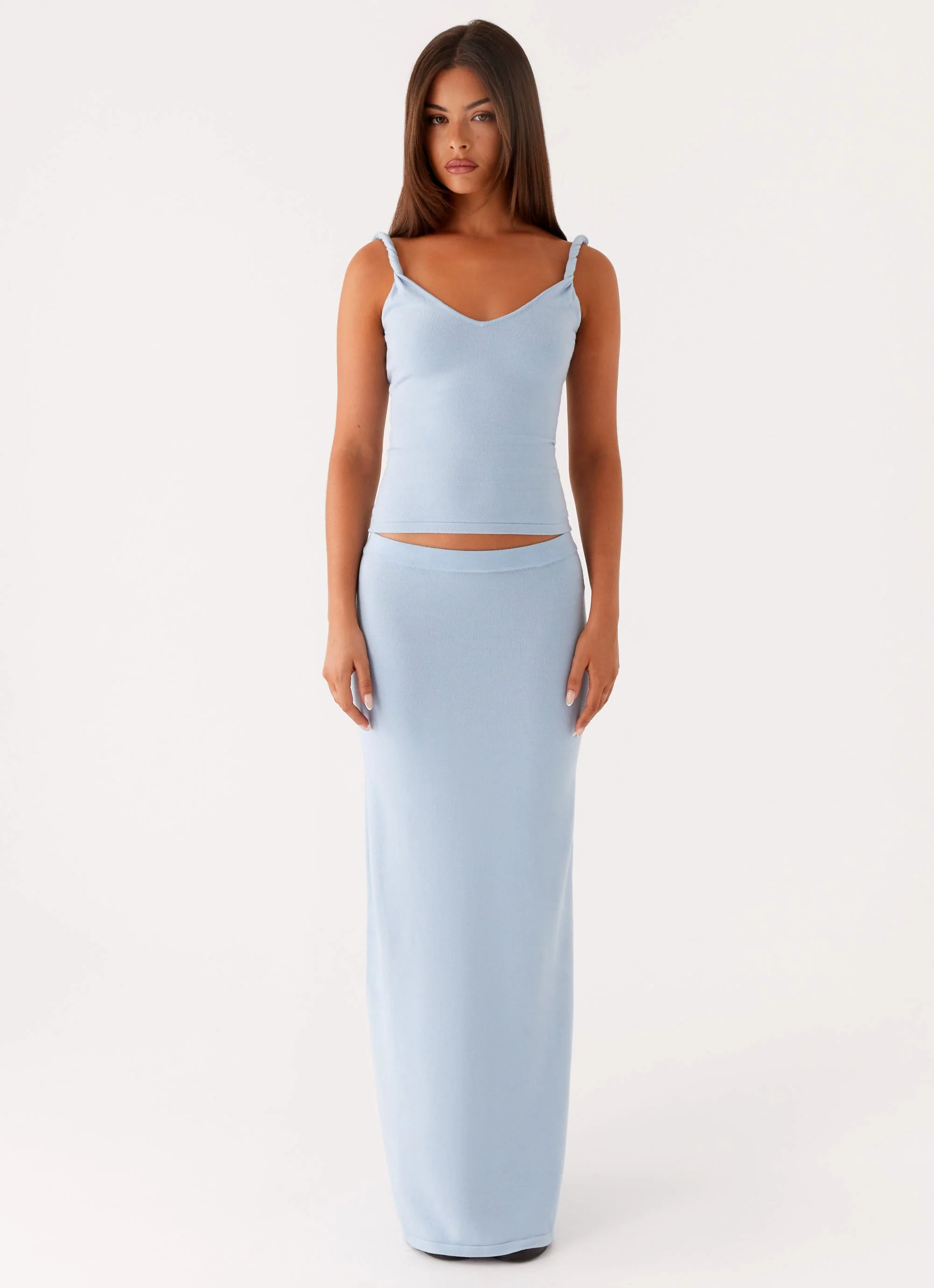 Anastasia Knit Top - Blue - Image 5