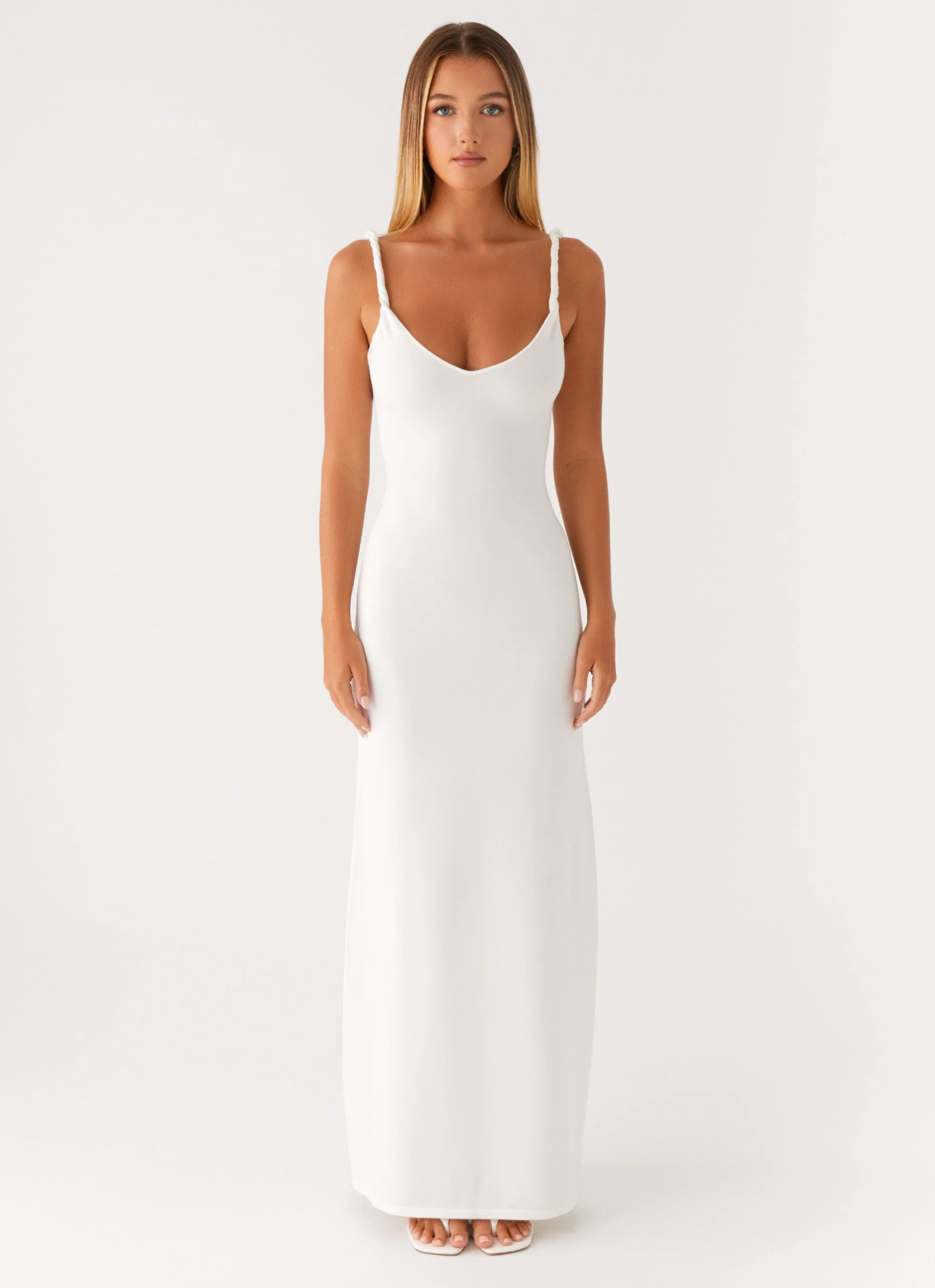 Anastasia Maxi Dress - Ivory - Image 2