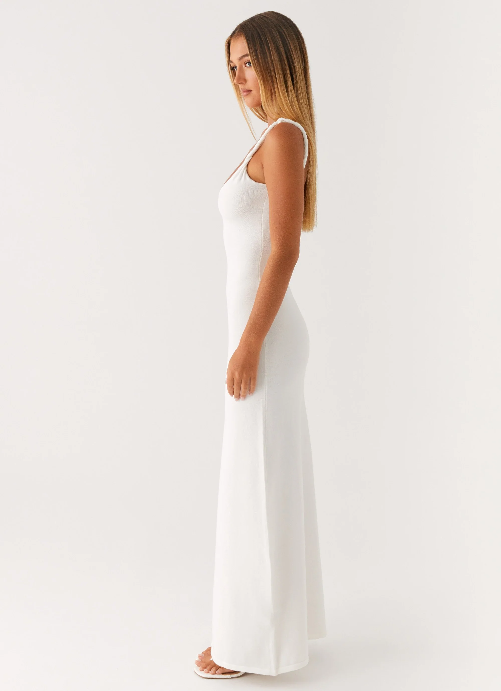 Anastasia Maxi Dress - Ivory - Image 3
