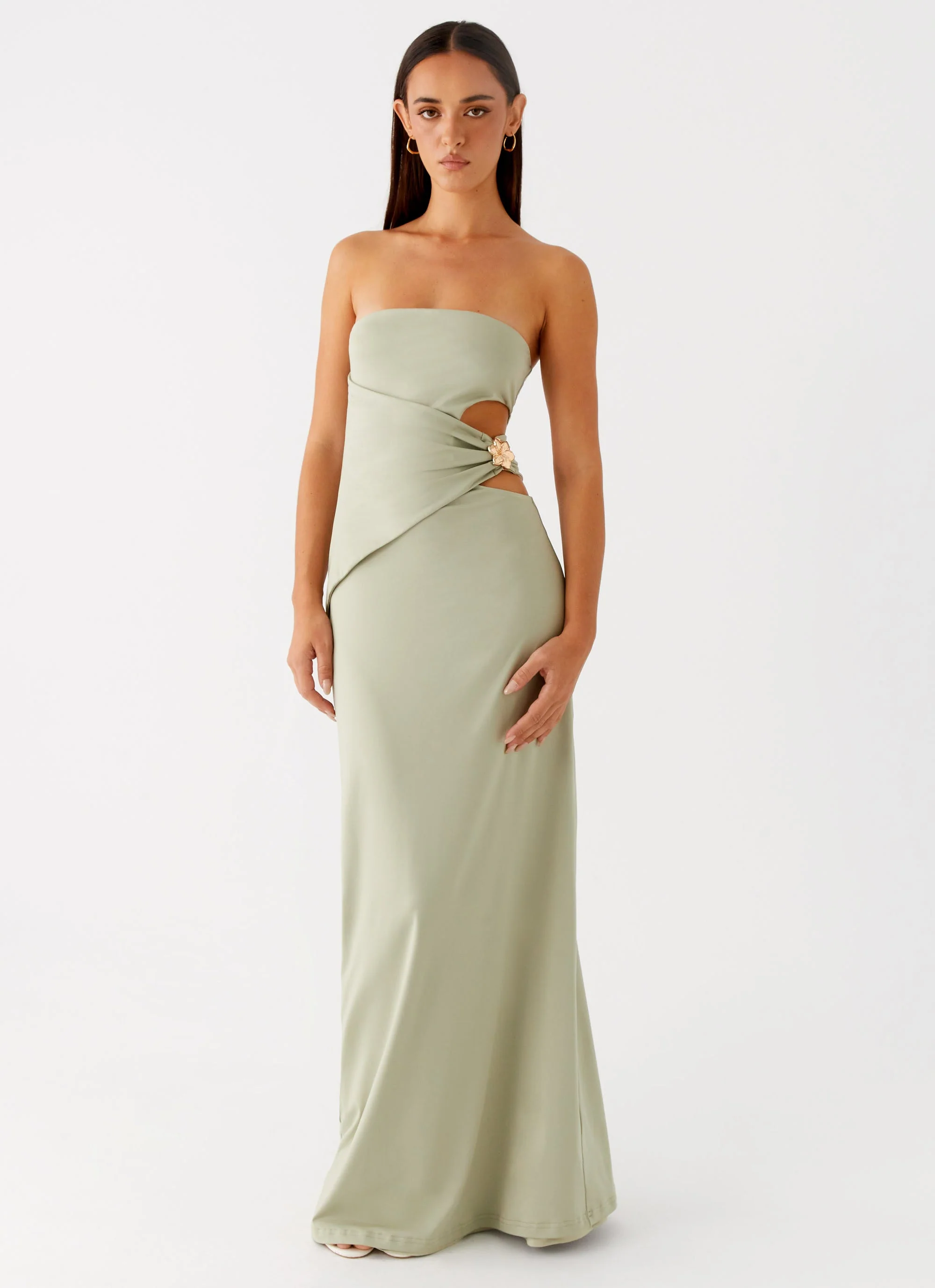 Anetta Maxi Dress - Sage - Image 6