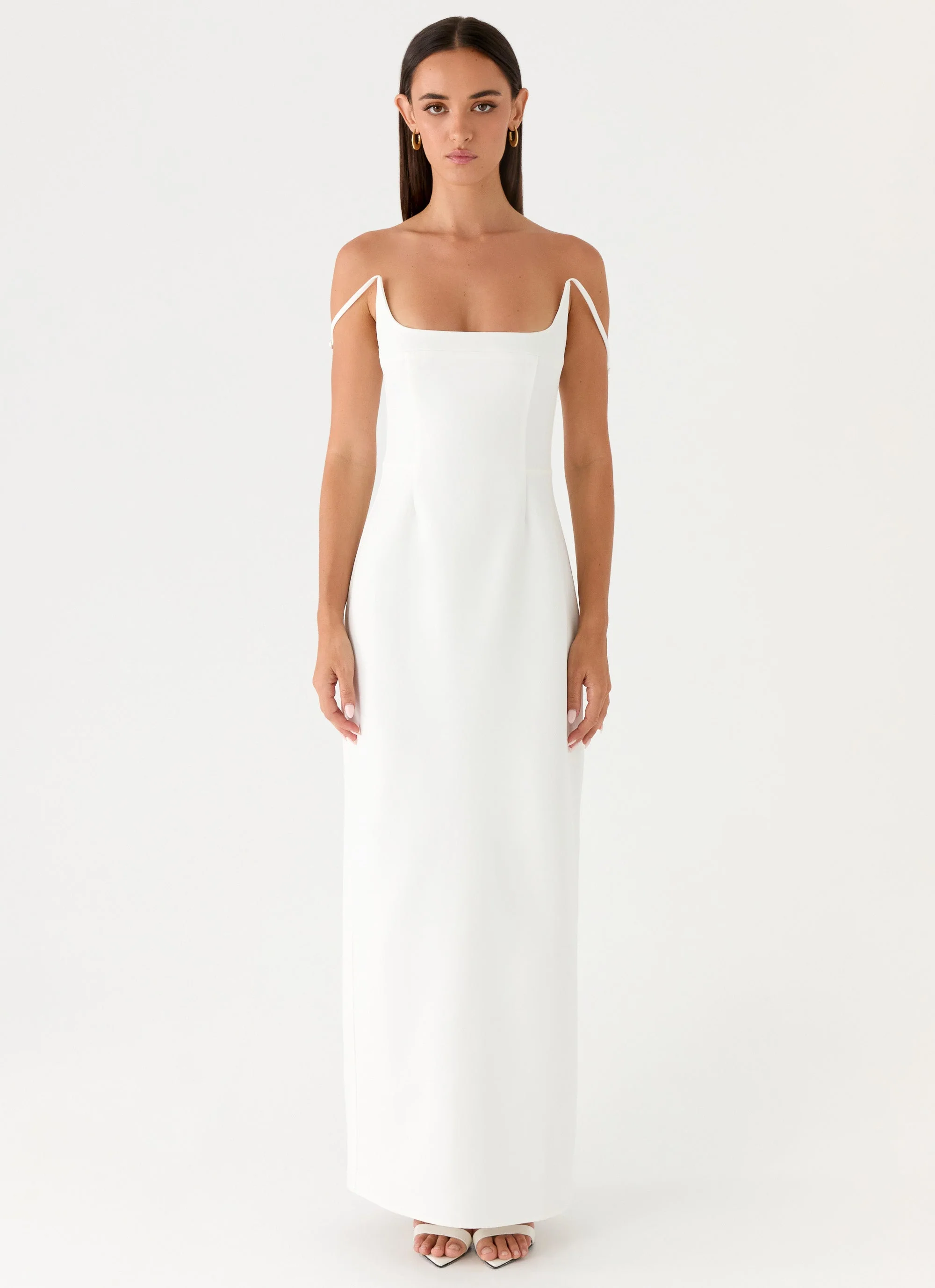 Aralyn Maxi Dress - White - Image 5