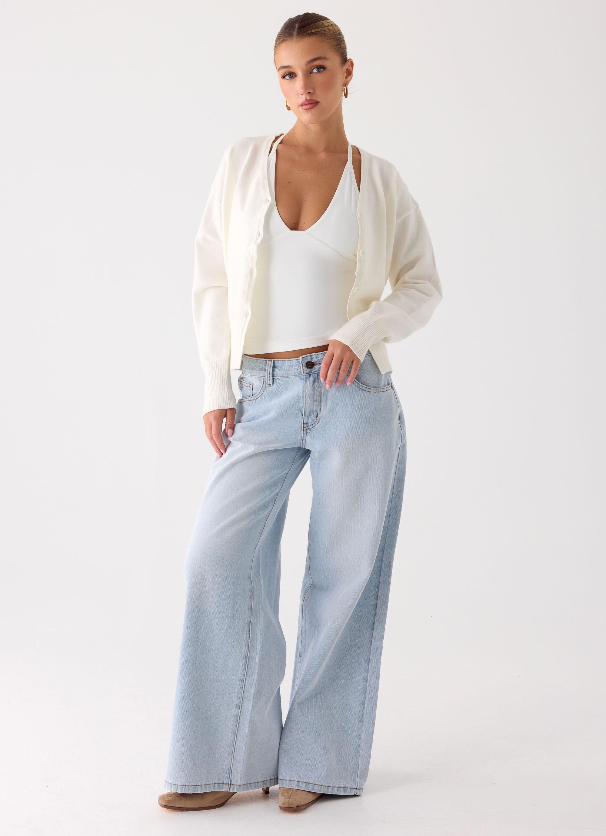Arthur Knit Cardigan - Ivory - Image 5