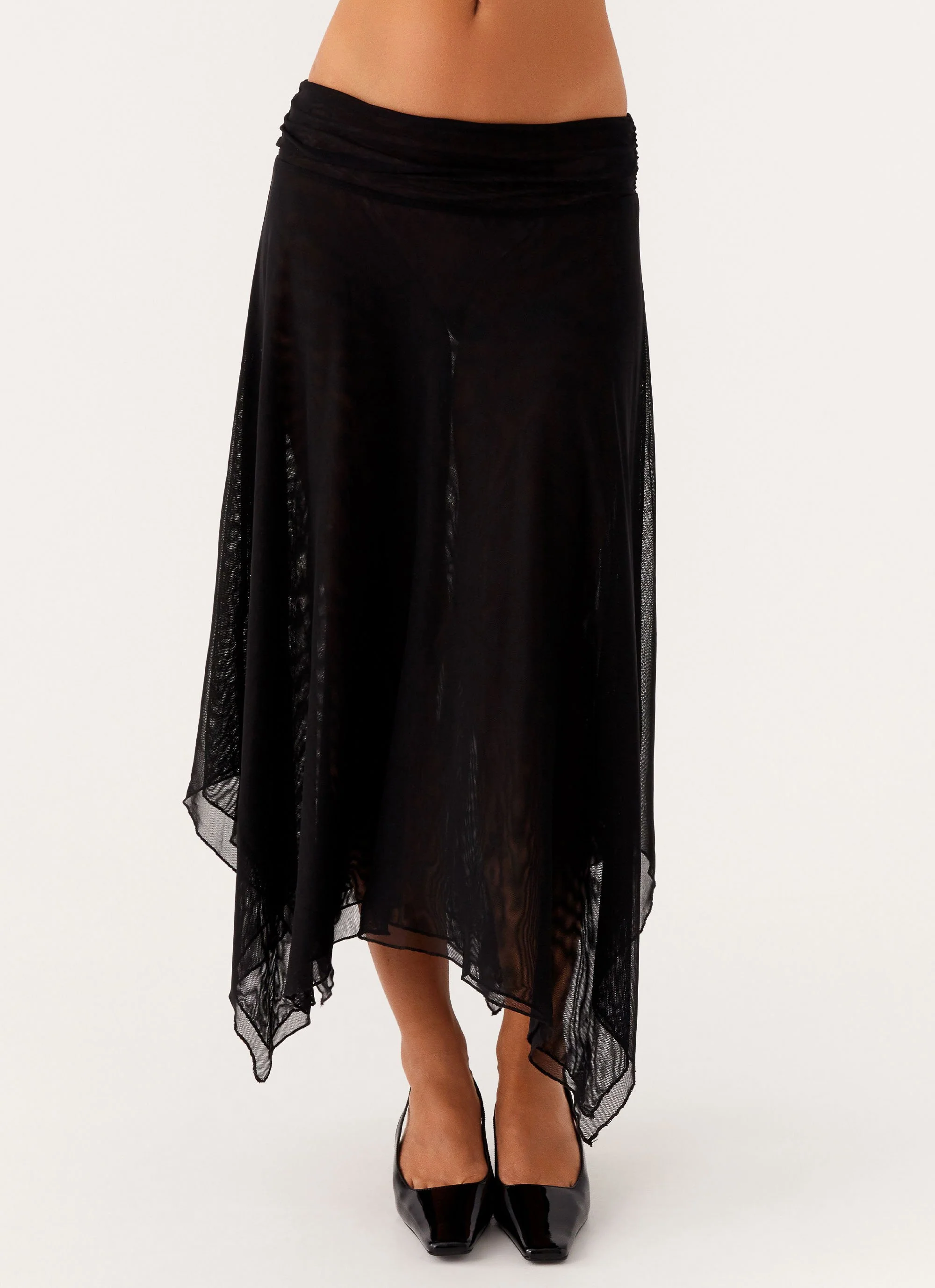 Arwen Midi Skirt - Black - Image 5