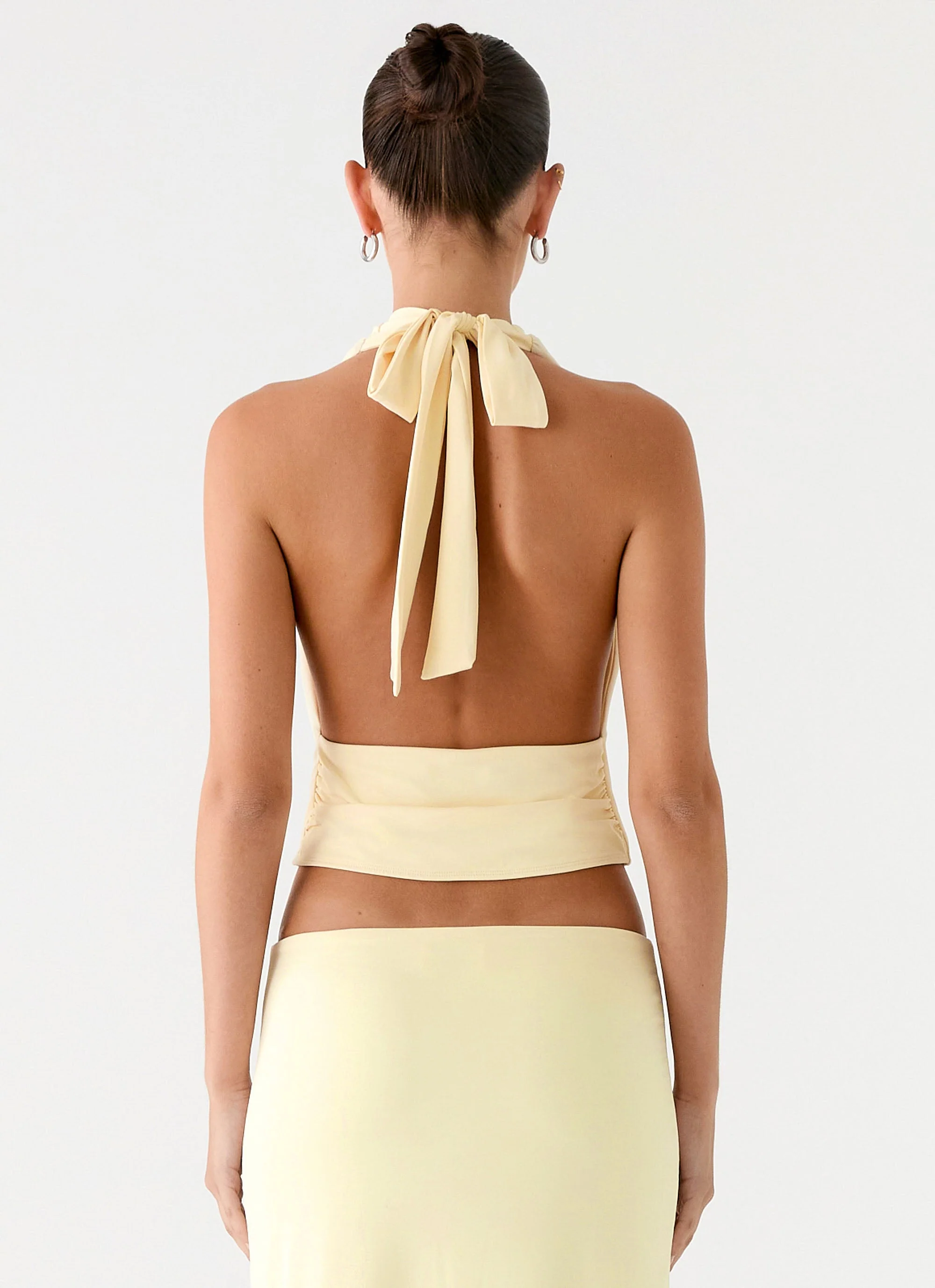 Ashi Cowl Top - Yellow - Image 4