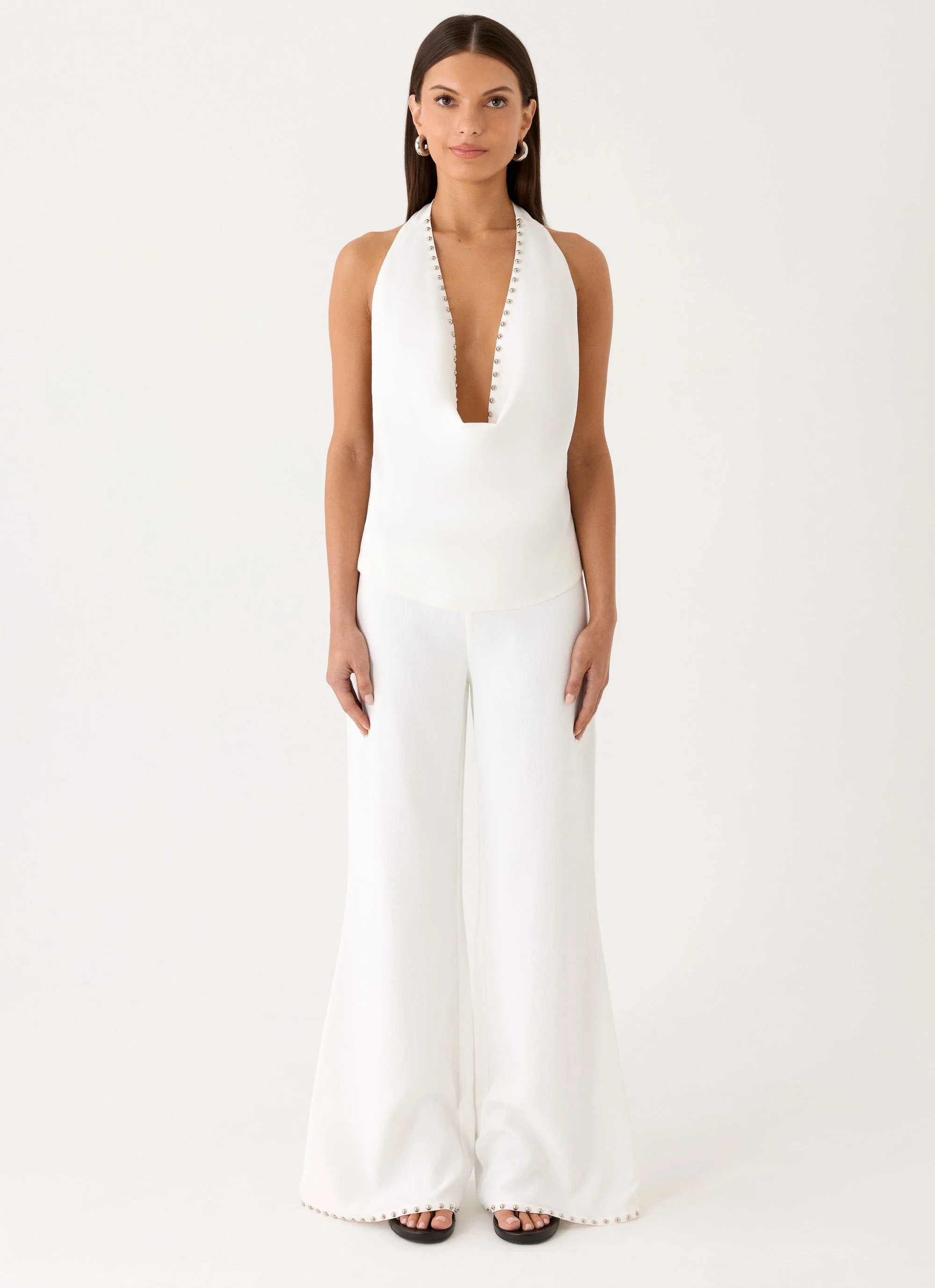 Ashika Studded Top - White - Image 12