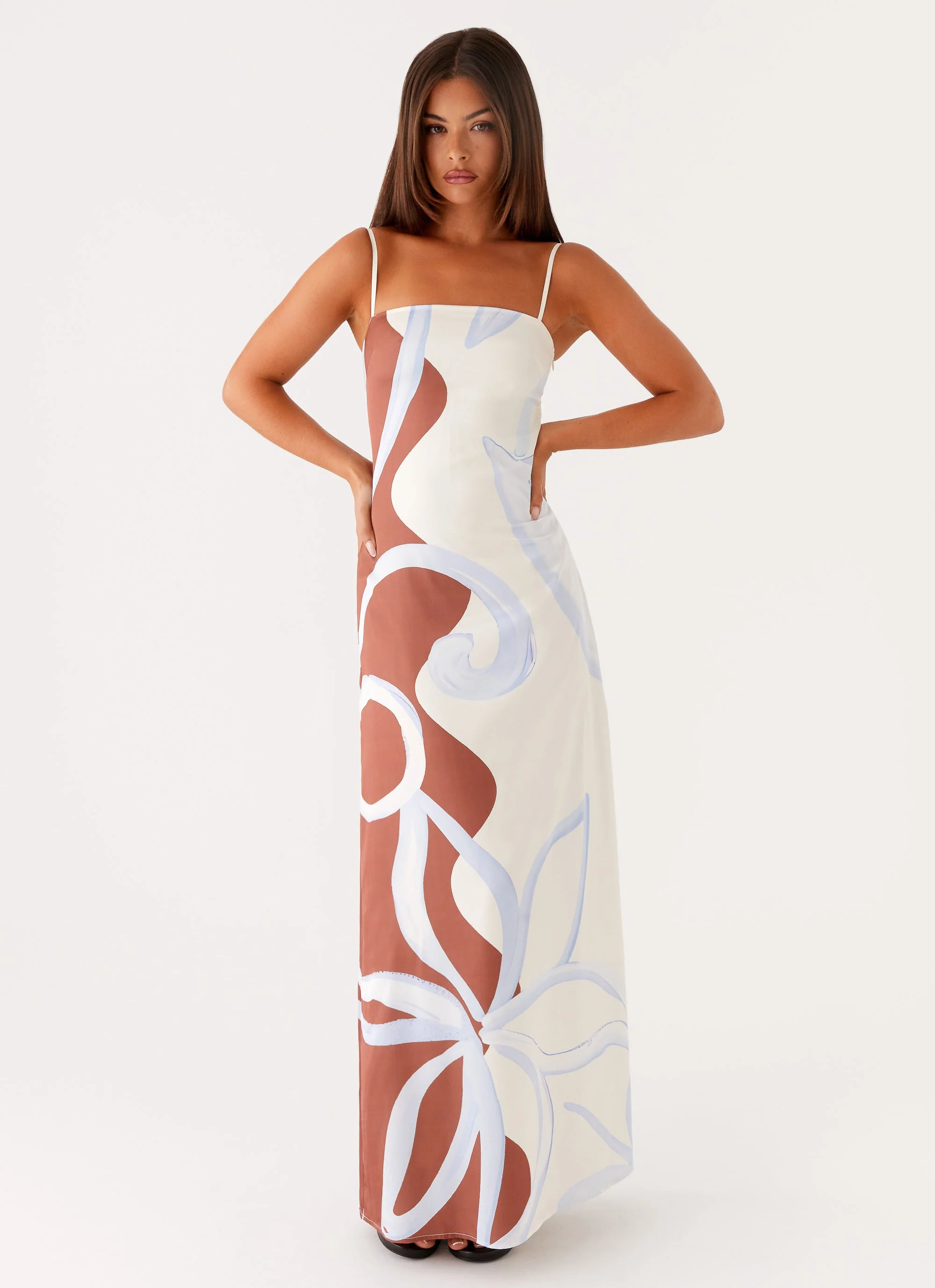 Aster Bloom Maxi Dress - Bloom Wave Print - Image 4