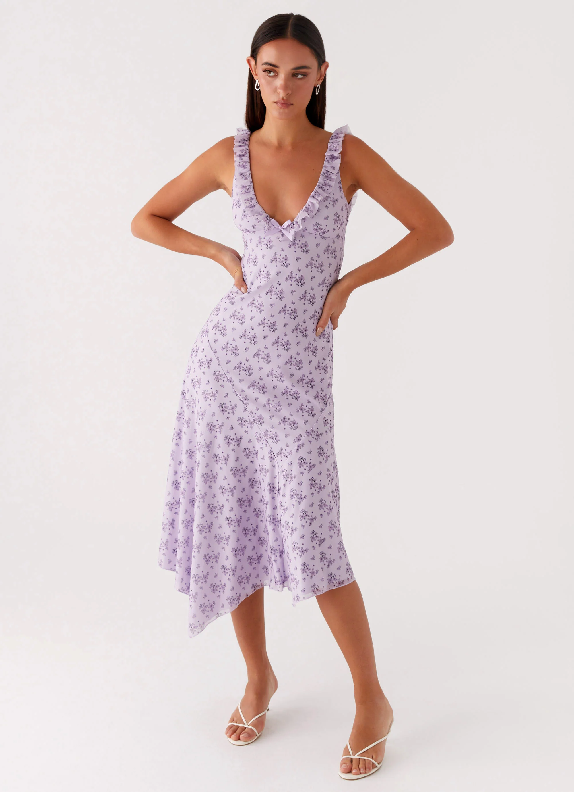 Asteri Midi Dress - Lavender Meadow - Image 6