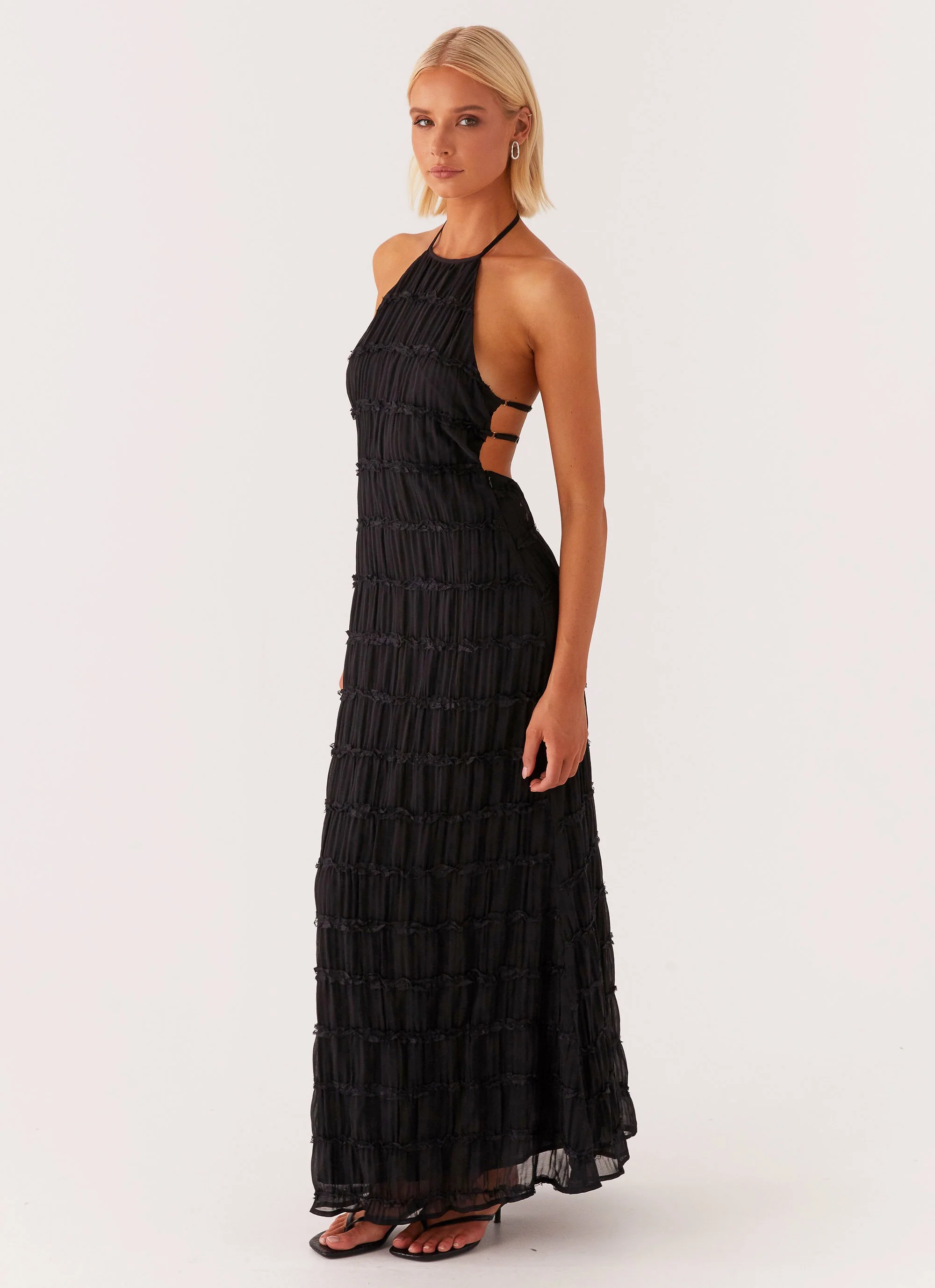 Aullie Maxi Dress - Black - Image 3