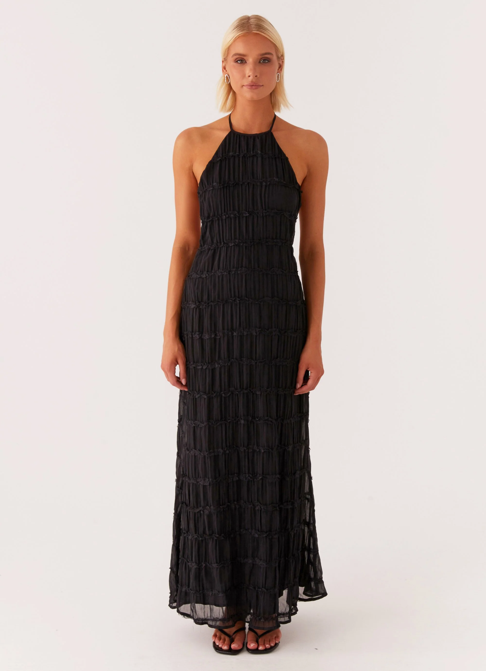 Aullie Maxi Dress - Black - Image 4