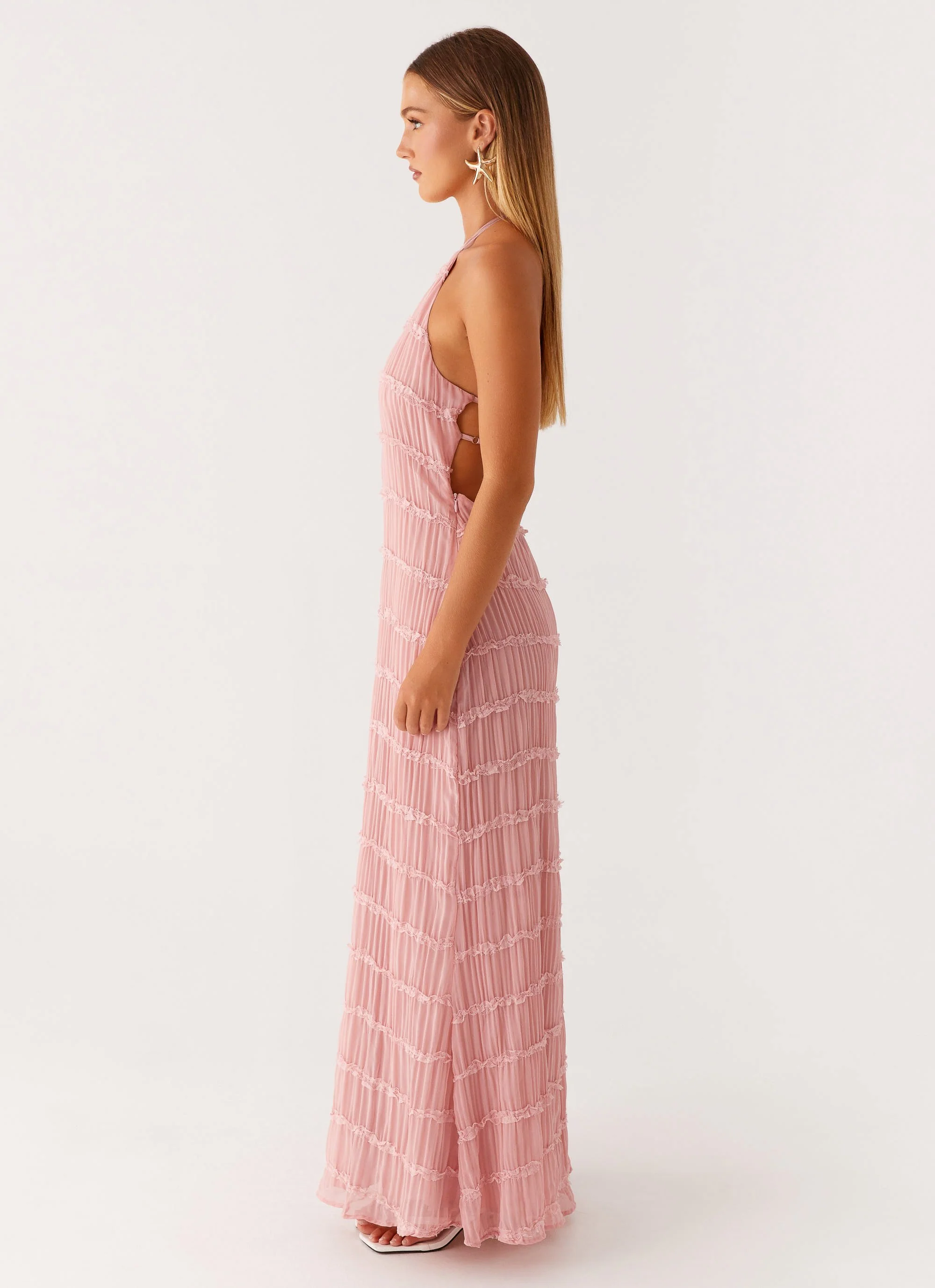 Aullie Maxi Dress - Pink - Image 3
