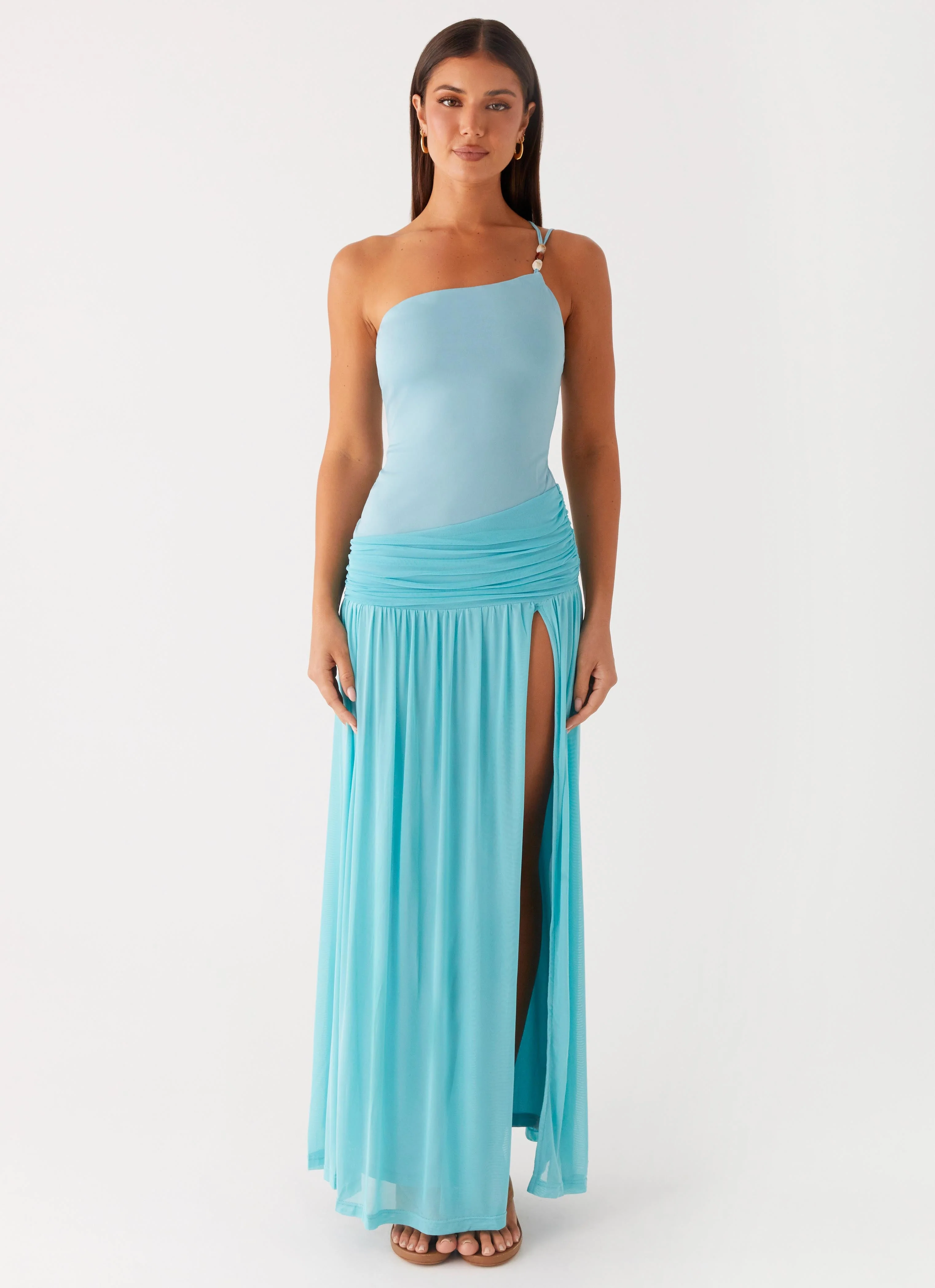 Aurelia Maxi Dress - Aqua - Image 5