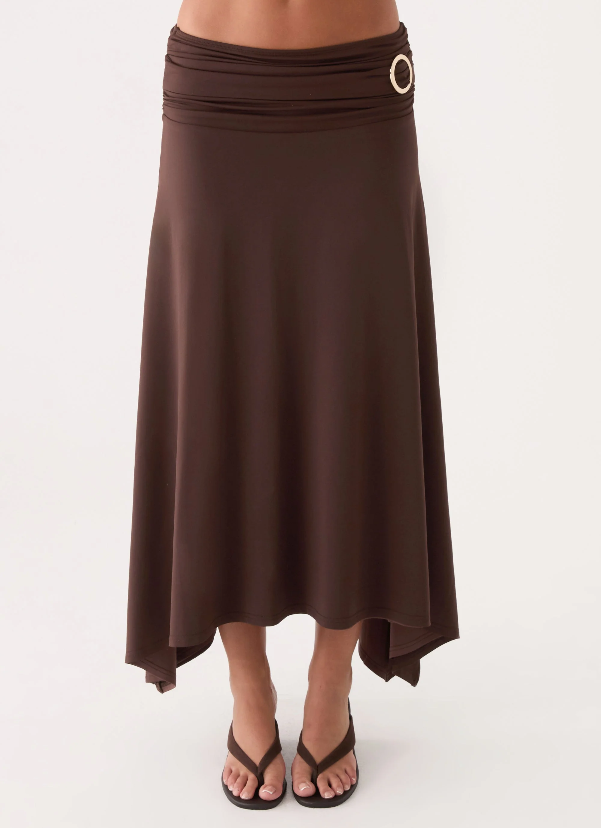 Automatic Midi Skirt - Rose Taupe - Image 4