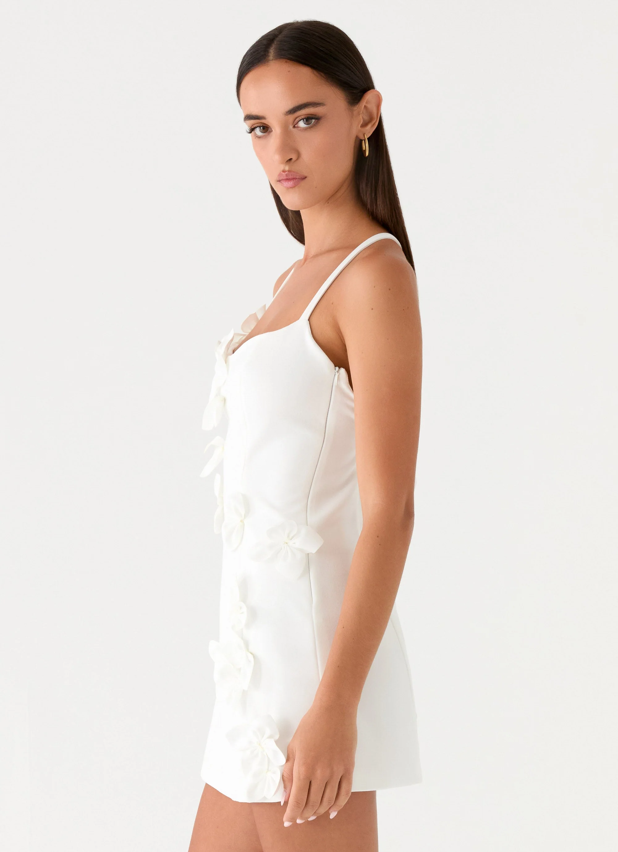 Avenya Mini Dress - White - Image 2