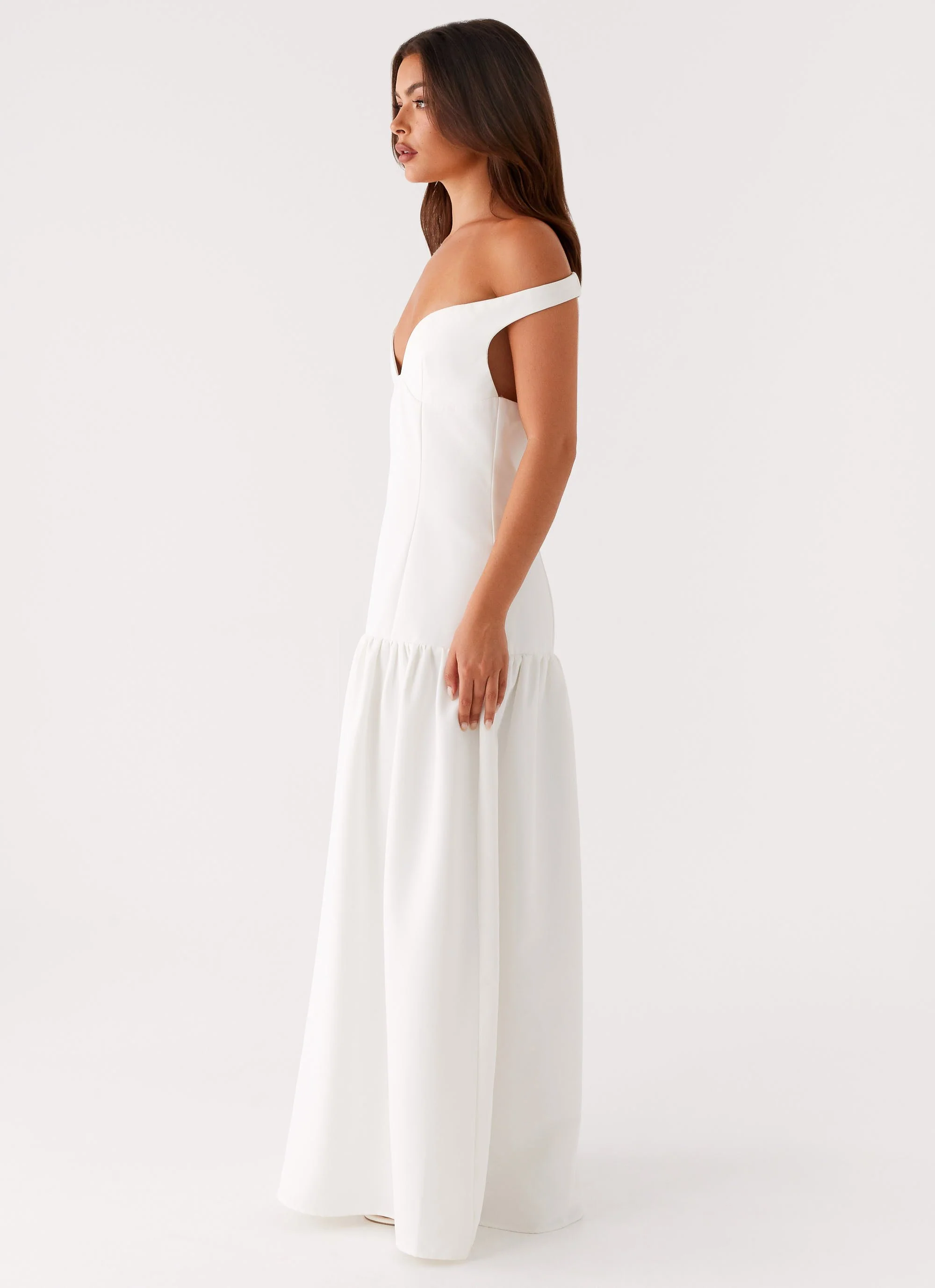 Basel Maxi Dress - White - Image 3