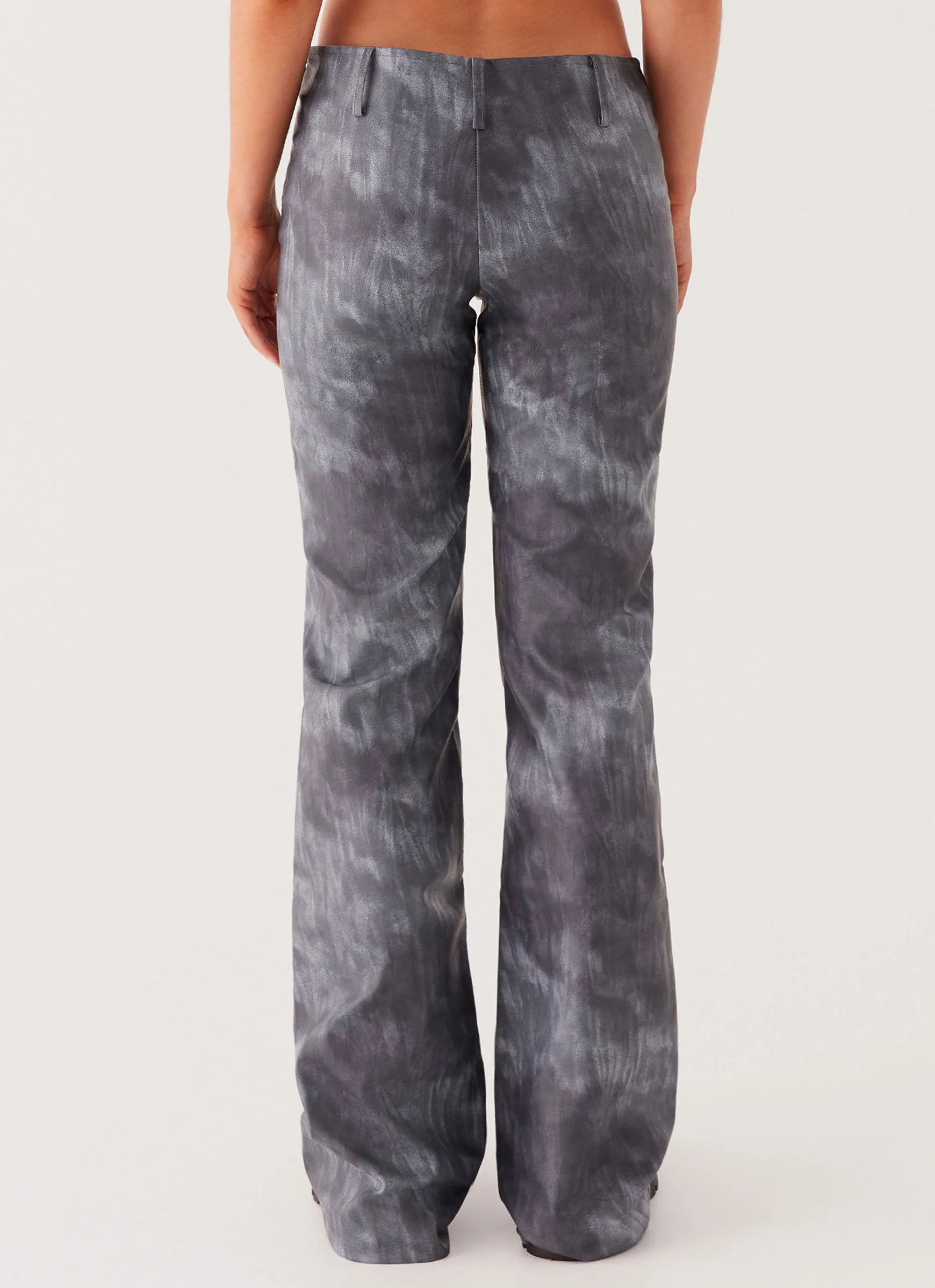 Better When I'm Dancing Lace Up Pants - Graphite - Image 4