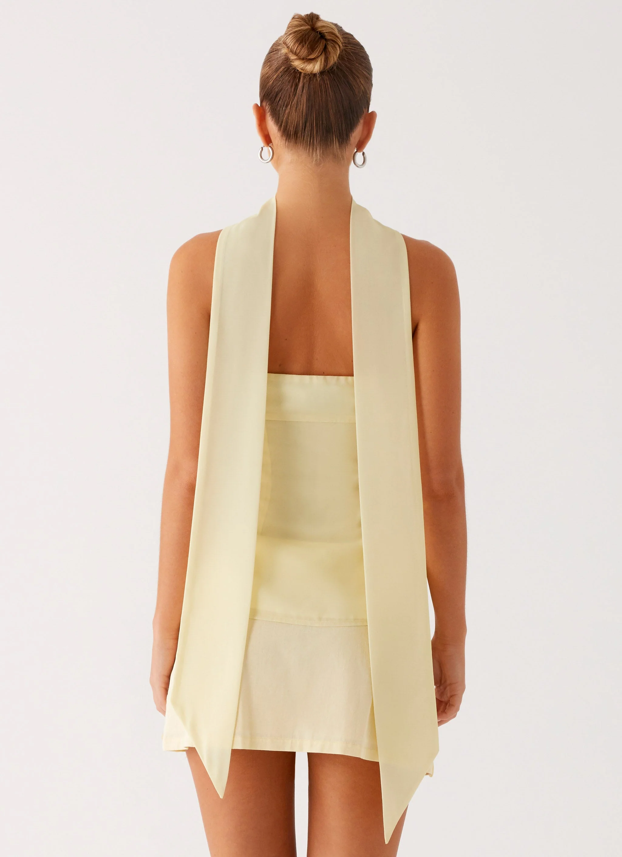 Blaise Scarf Top - Yellow Floral - Image 3