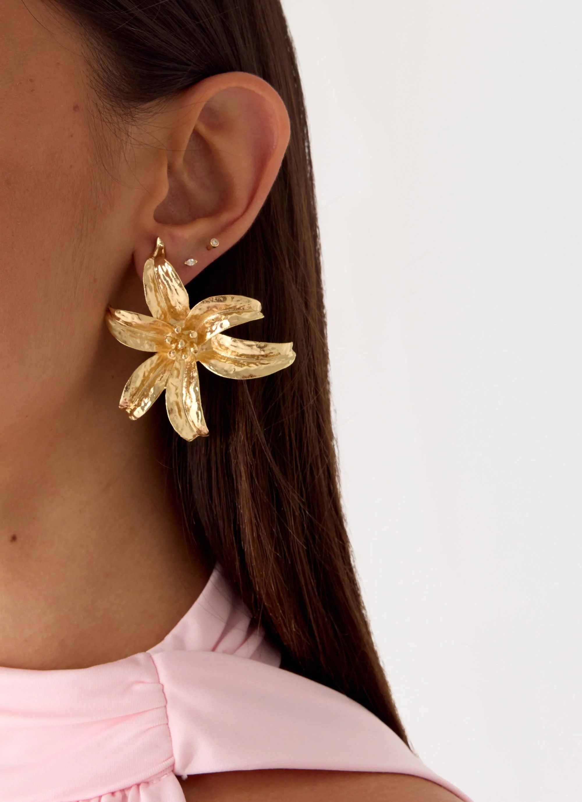 Bloomwave Earrings - Gold - Image 3